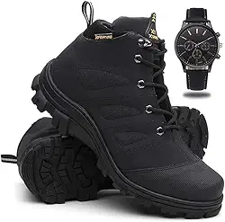 Coturno Masculino Adventure Bota Trilha + Relógio