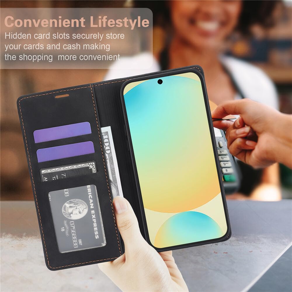 Generic Étui compatible avec Samsung Galaxy S10 4G (couleur : gris) étui portefeuille à rabat en cuir mat