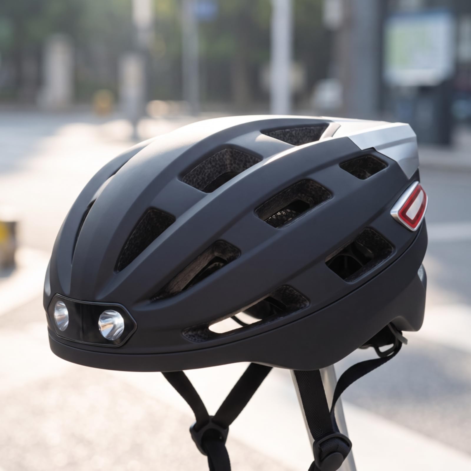 Casco Inteligente con Suave, Negro, L 57-62 Cm