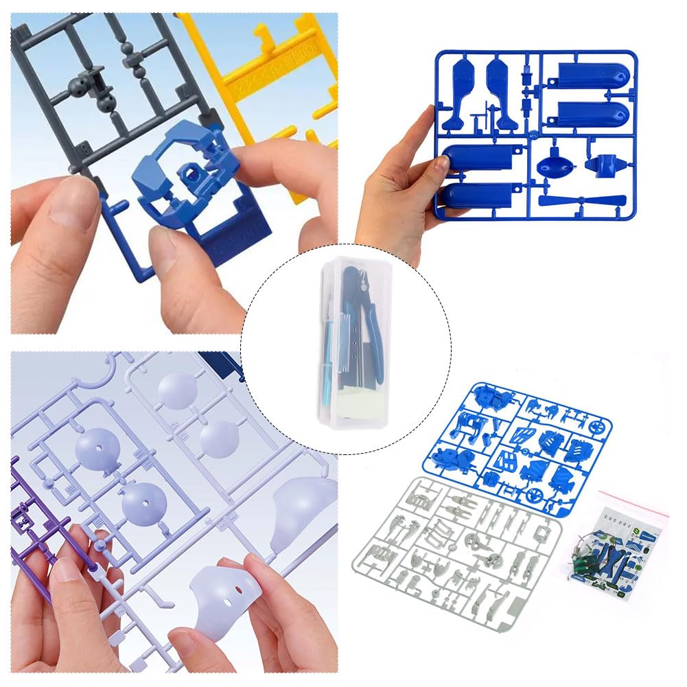 Bricolage Costruzione Kit,Gundam Craft Set,Kit di Strumenti Base Modello,Gundam Modello Strumenti Kit,Kit Set di Costruzione per Hobby,per la Riparazione e il Fissaggio di Modelli di Base