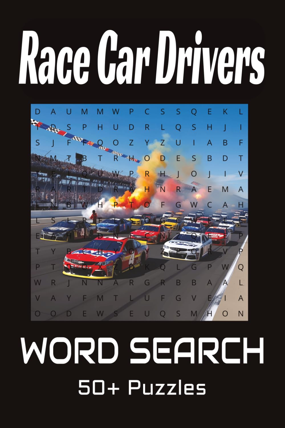 Race Car Drivers Word Search Puzzle Book