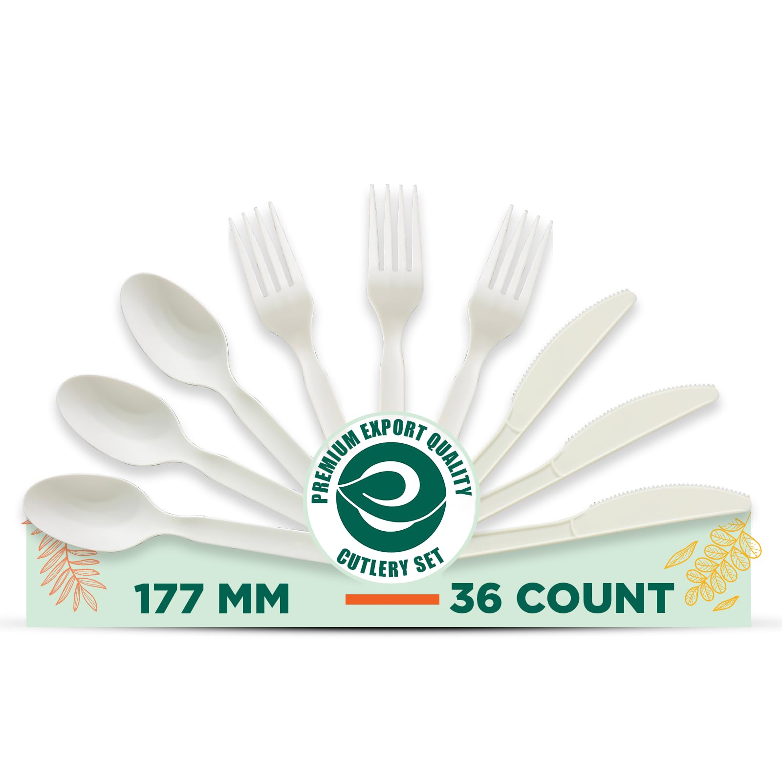 Eco-Friendly PLA Spoons - 24 Pack -10