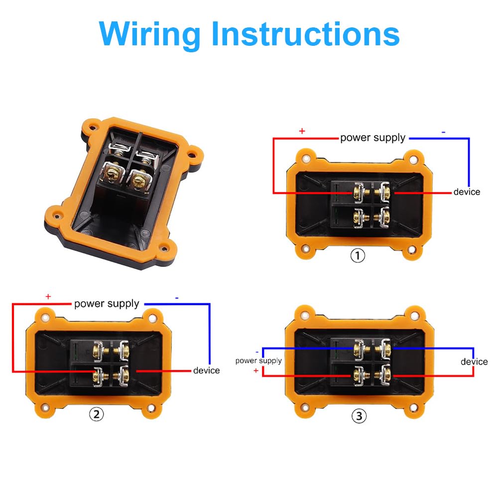 Interruttore Impermeabile IP68 16A 250V - Con LED Blu, Per Esterni E Macchine - Foto 8