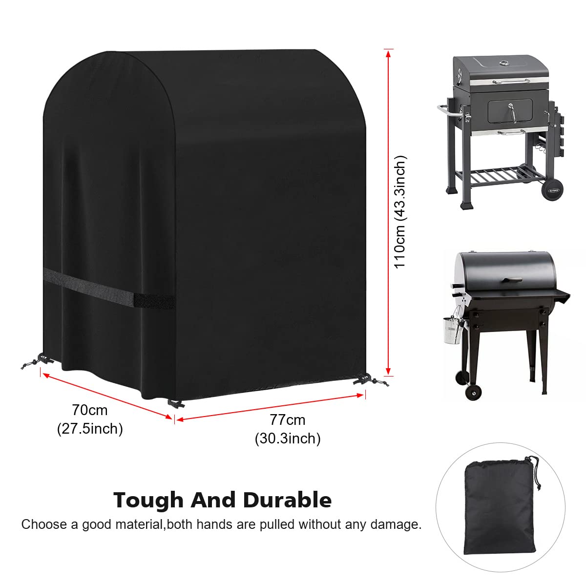 Copertura Per Barbecue Impermeabile - Telo Protettivo 420D Oxford Per Grill Da Giardino - Foto 10