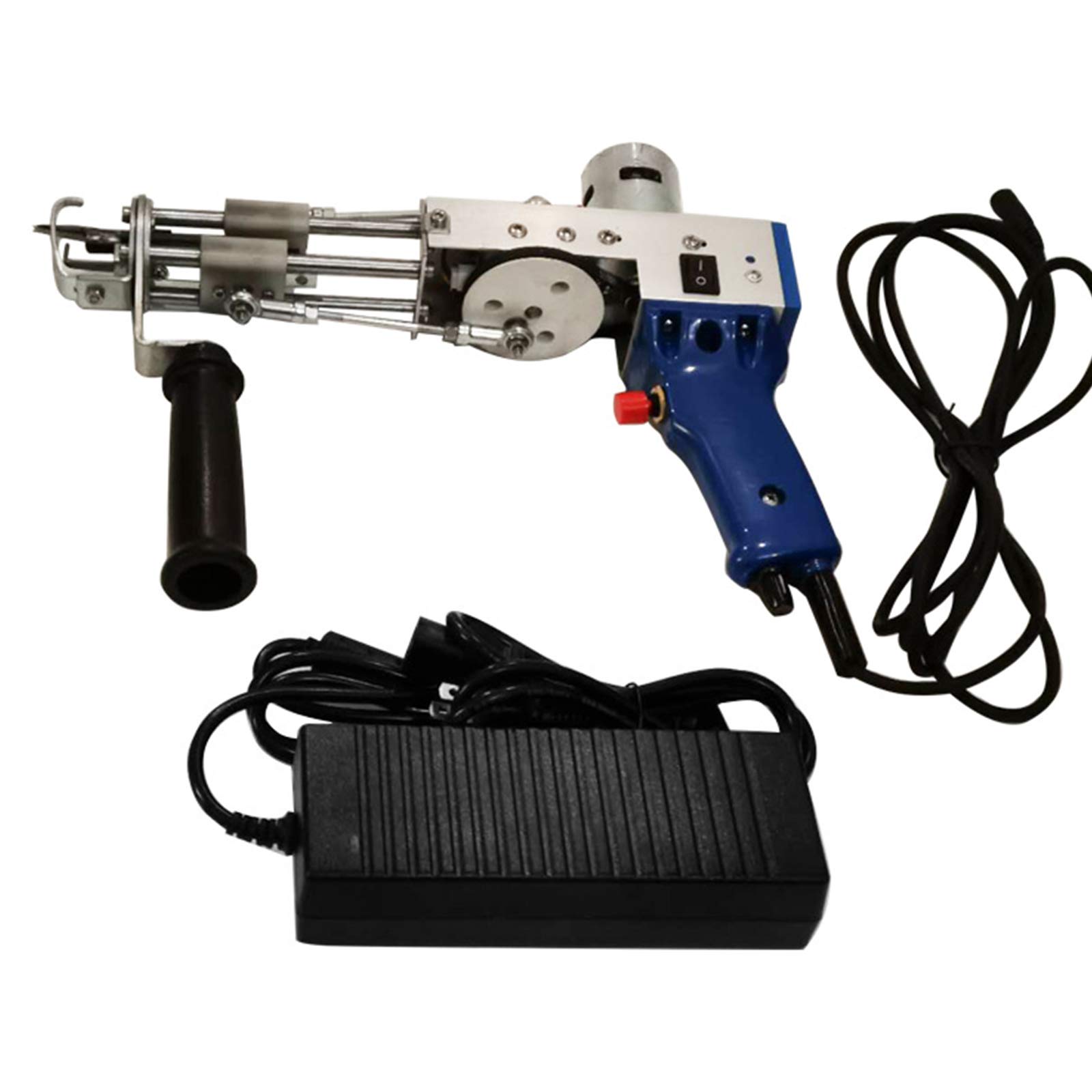 PEALOV Loop Pile Rug Gun, Tufting Gun Loop Pile, 2400RPM High-Speed Tufting, Portable Electric Knitting Tool For Home Diy Rug Knitting And Weaving,Loop Pile Tufting Gun For Carpet Or Mat