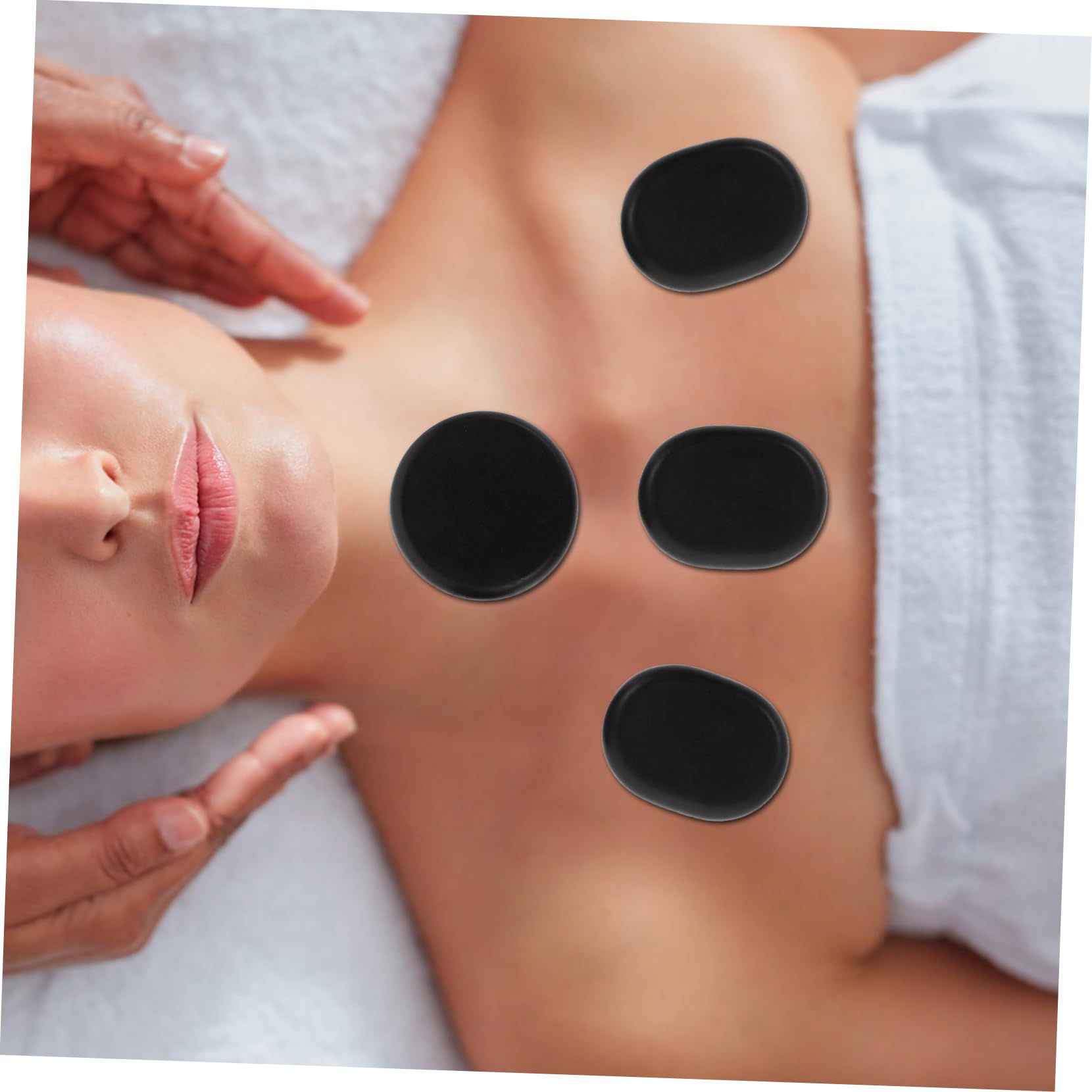 Kit Calentador de Masaje Piedras Calientes 6 Piezas Bian