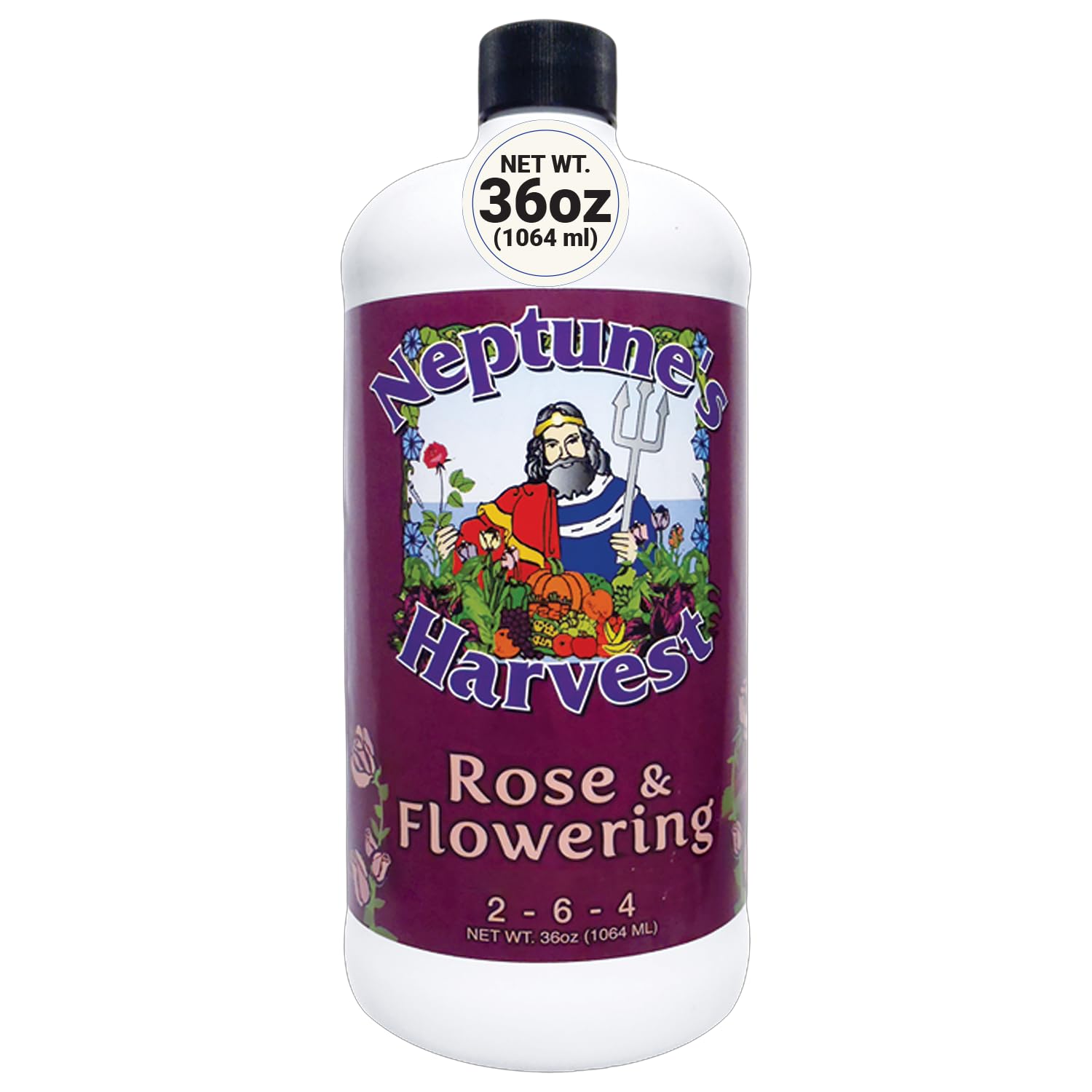 Neptune's Harvest Rose & Flowering Formula 2-6-4 (Quart)