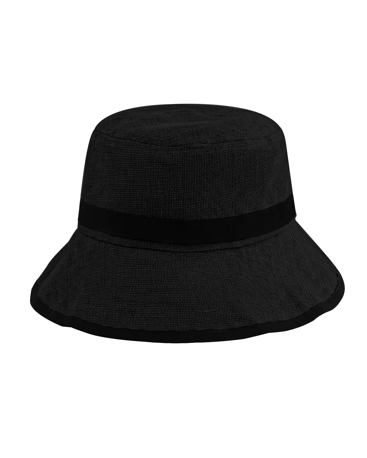 Feng Shui， Chapeaux Seau L/XL/XXL pour Grosses têtes, Chapeaux de Soleil d'été en Faux Lin, Chapeaux de pêche de Voyage de Protection Solaire