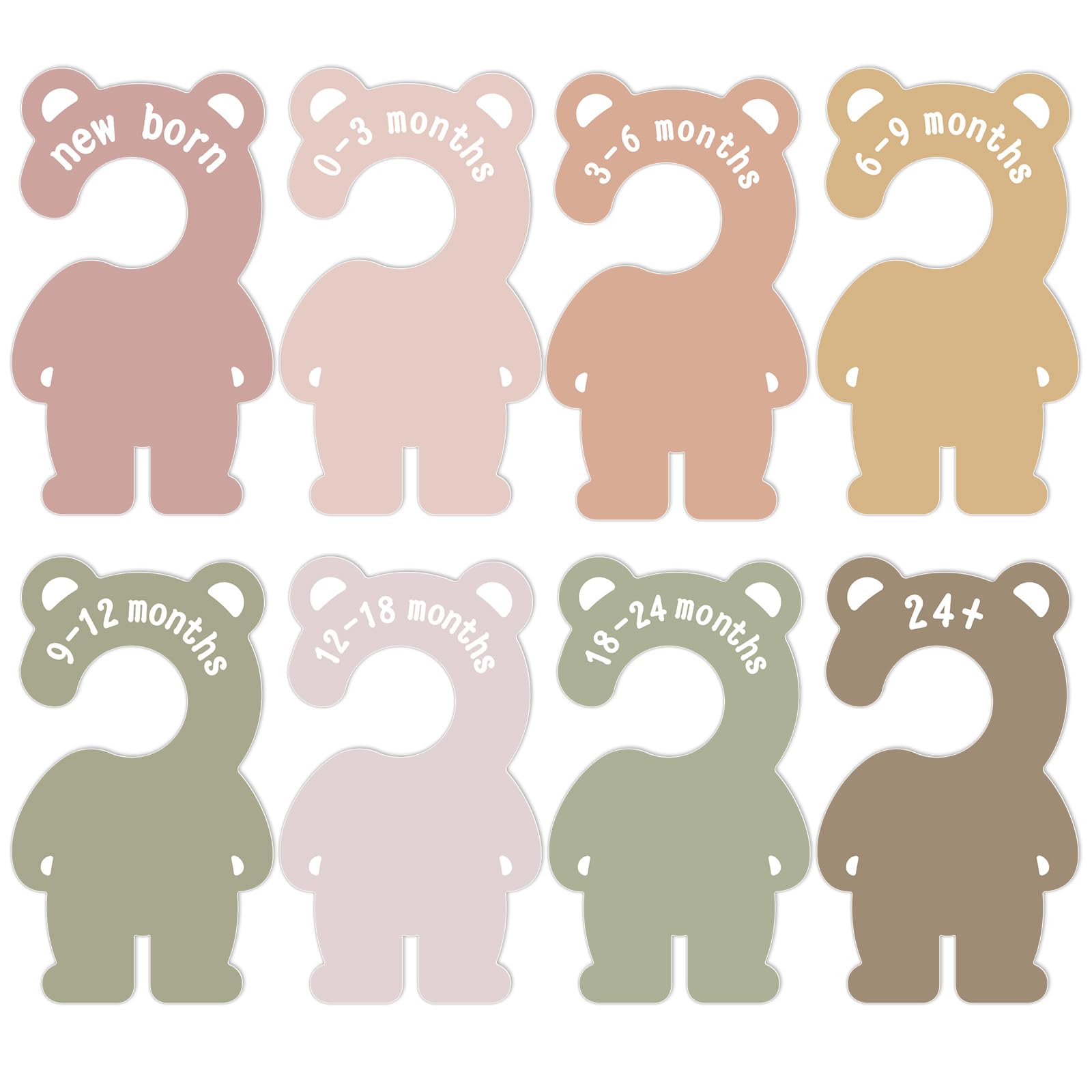 Baby Closet Dividers Baby Clothes Organizer Nursery Closet Size Dividers