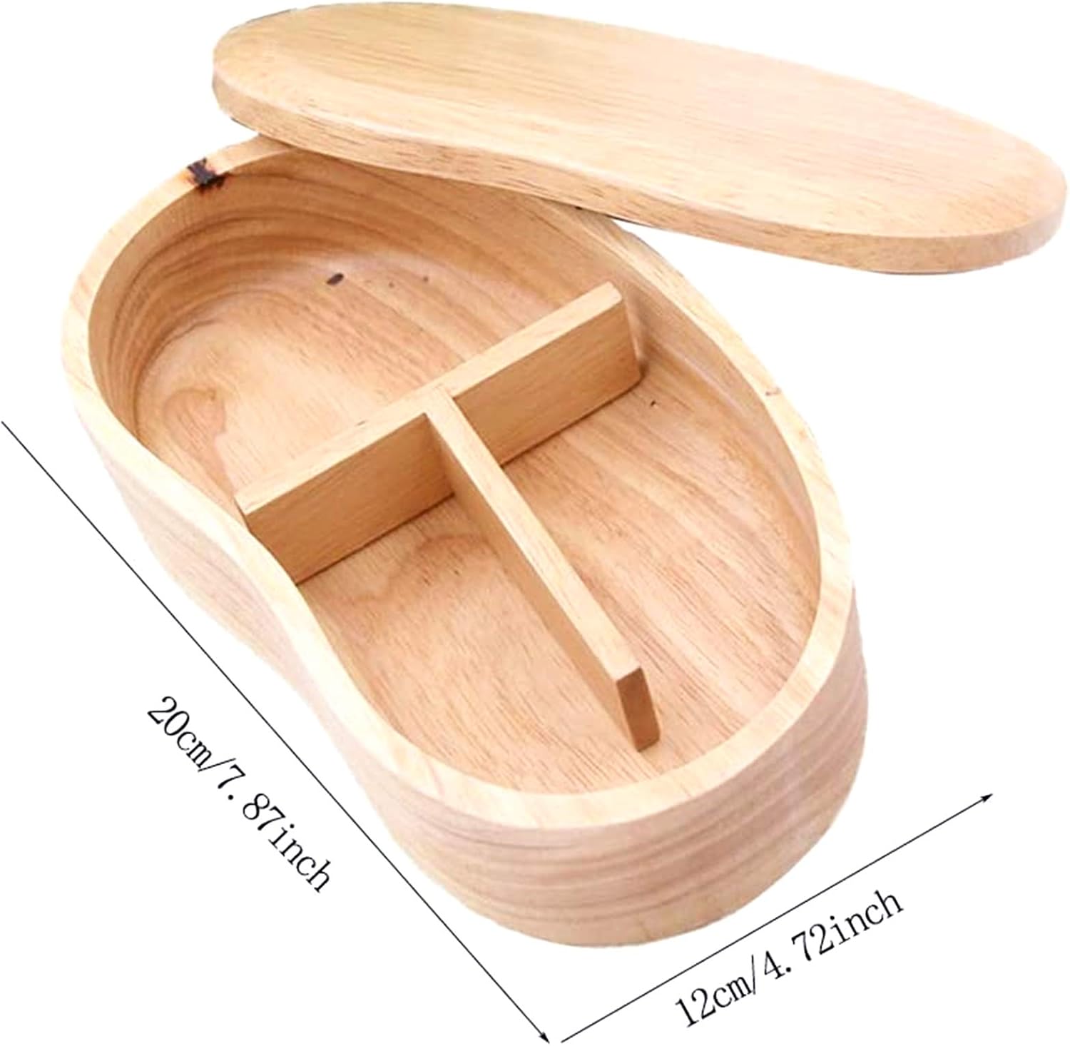 弁当箱 豆型 天然木製 一段弁当箱 そらまめ弁当箱 薄型 天然漆塗 通勤 通学 お花見 ランチボック 3〜5労働日以内配達