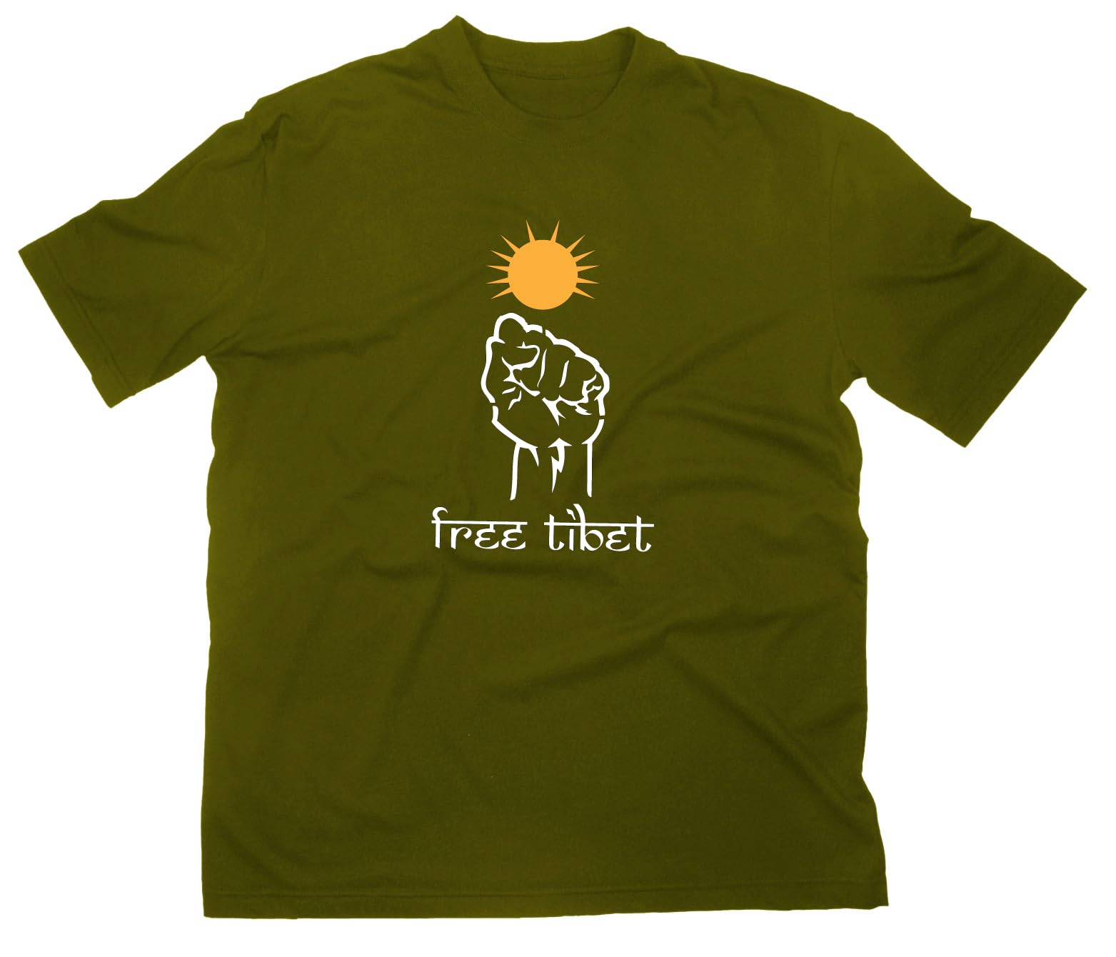 STYLETEX23 Free Tibet T-Shirt, Olive L