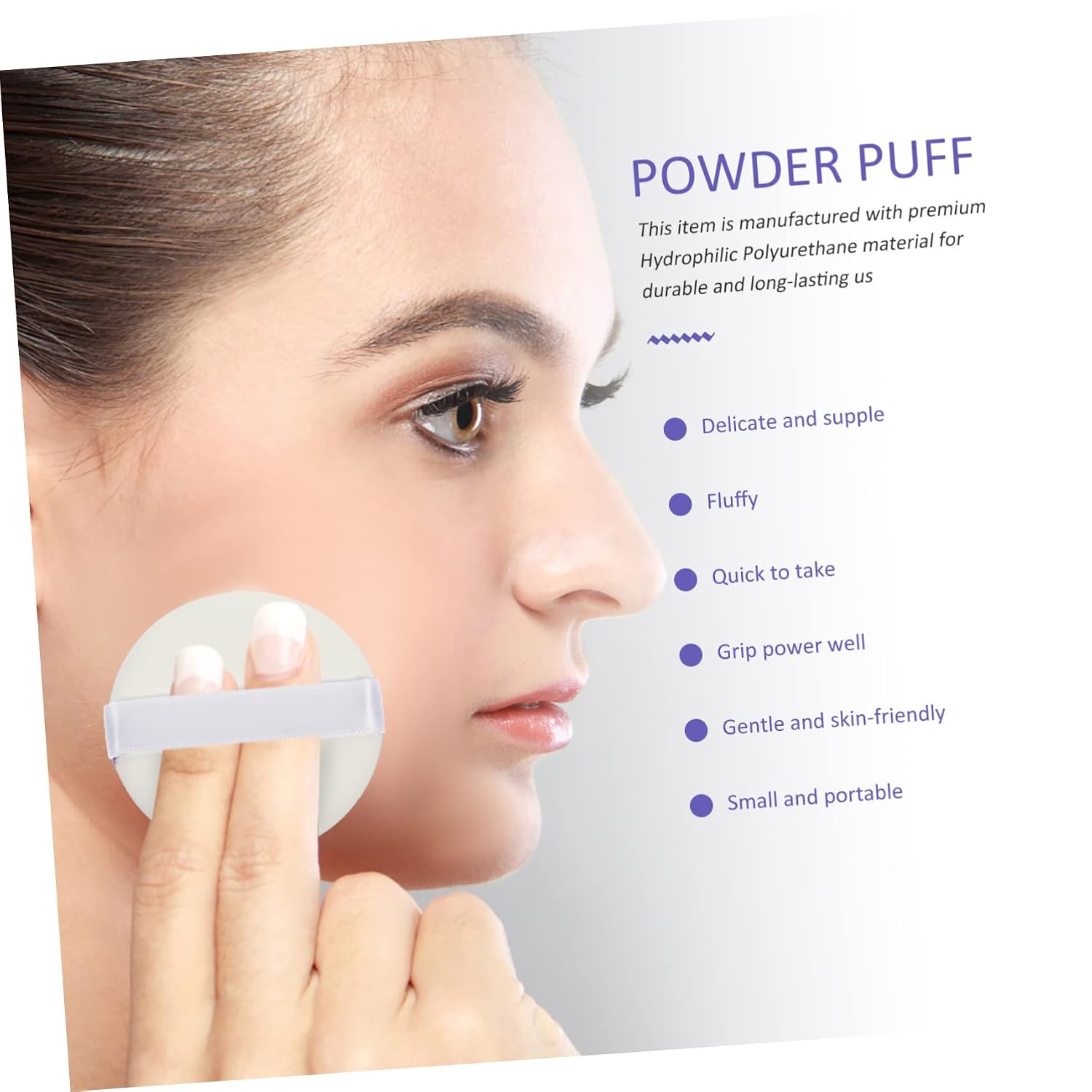 15sets Portable Round Makeup Sponges Dual Use Hydrophilic Cosmetic Puff for Blending Foundation Powder Storage Cases for All Skin Types