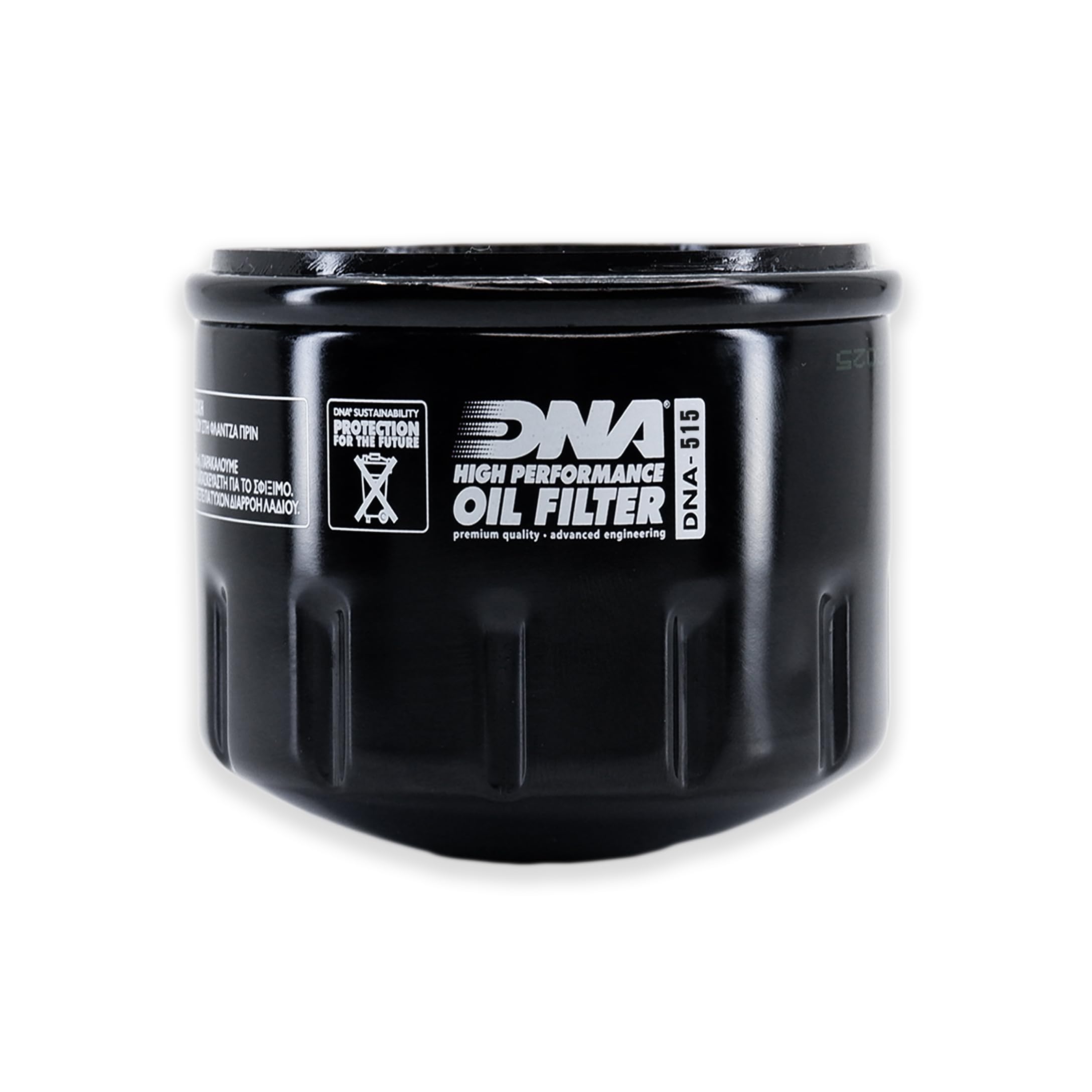 DNA Filtro olio moto compatibile con modelli Royal Enfield selezionati, filtro premium ad alte prestazioni per oli sintetici e convenzionali PN: DNA-515