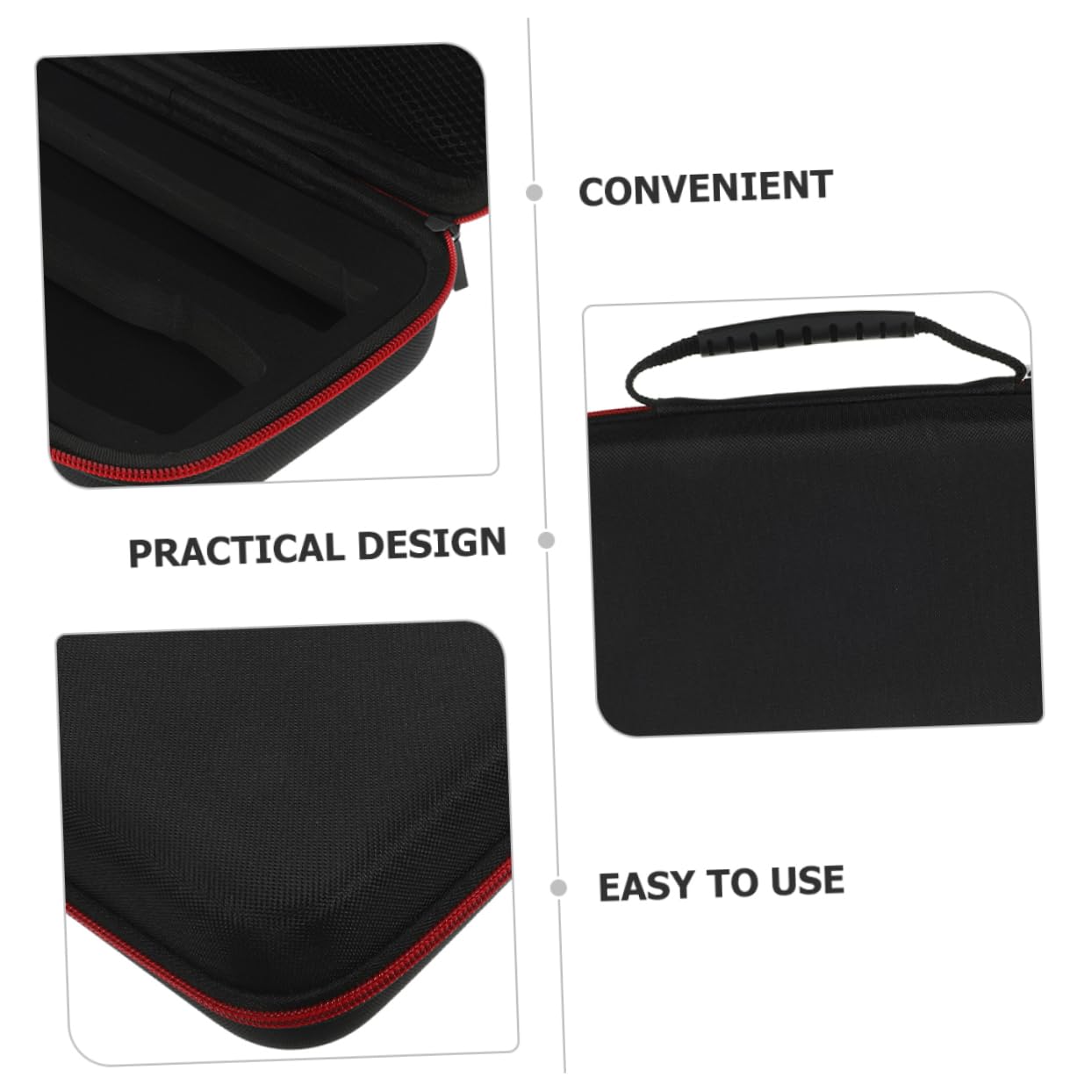 GOOHOCHY 2 pcs Shockproof Microphone Carrying Case Portable Storage Bag for Travel Durable Protection for Handheld Microphones present for Music Lovers