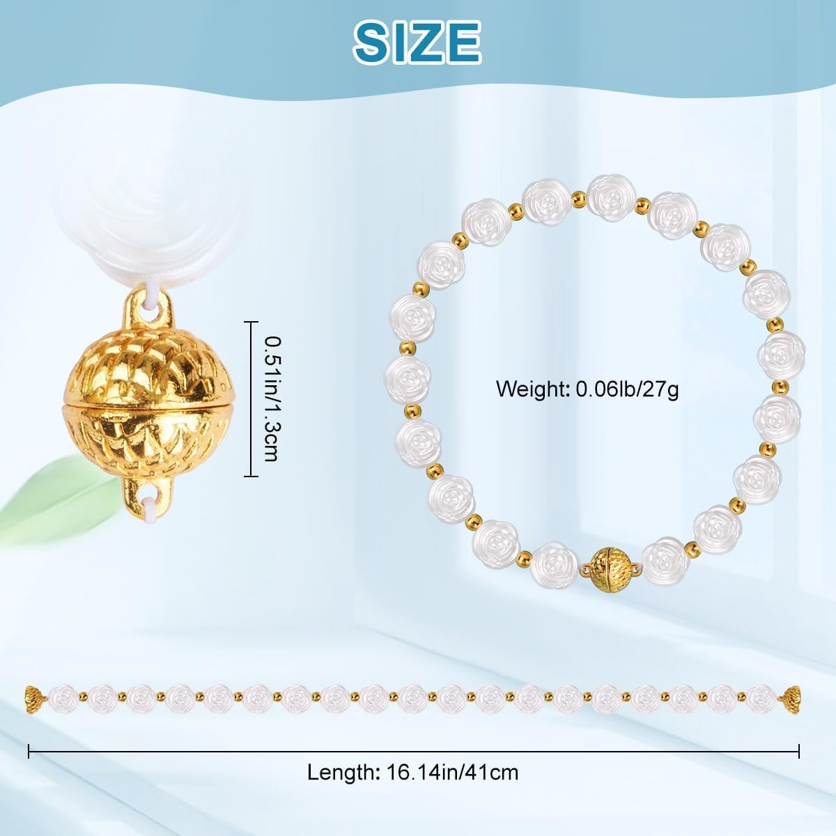 Fermatende Magnetici Oro - Set Da 2 Per Tende Interni Ed Esterni - Foto 10