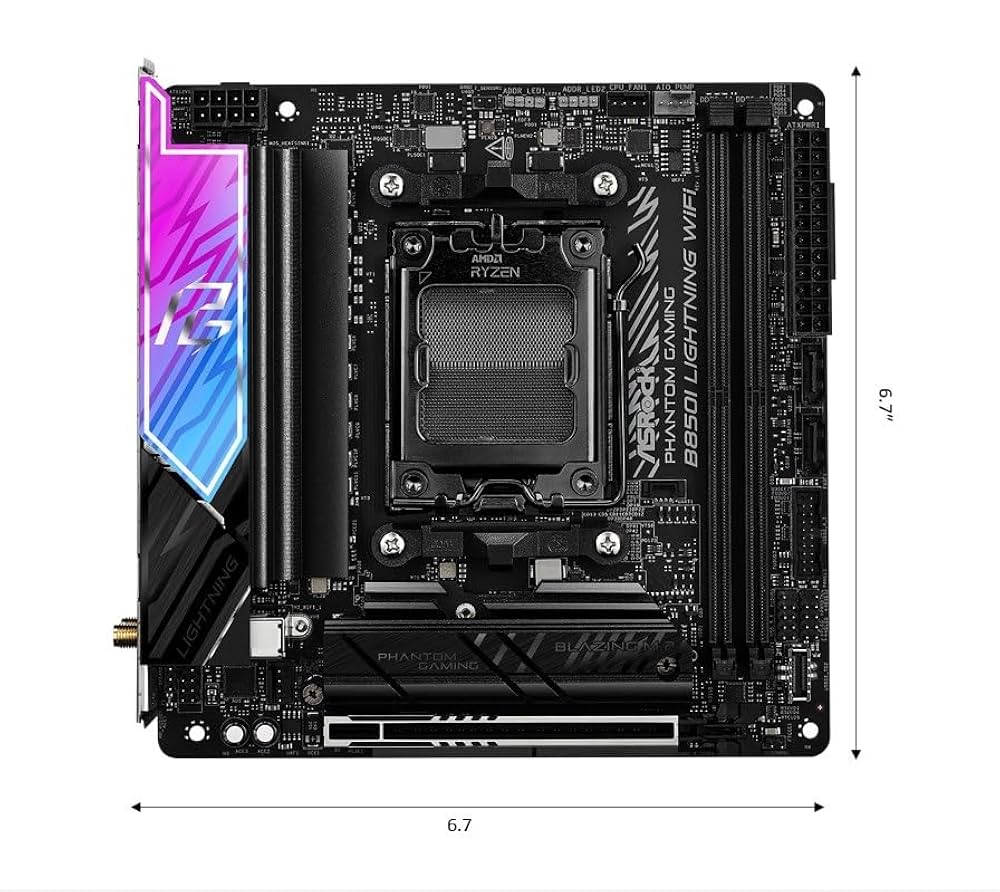 マミゴン〜 Amazon.co.jp: ASRock マザーボード B850I Lightning WiFi AMD