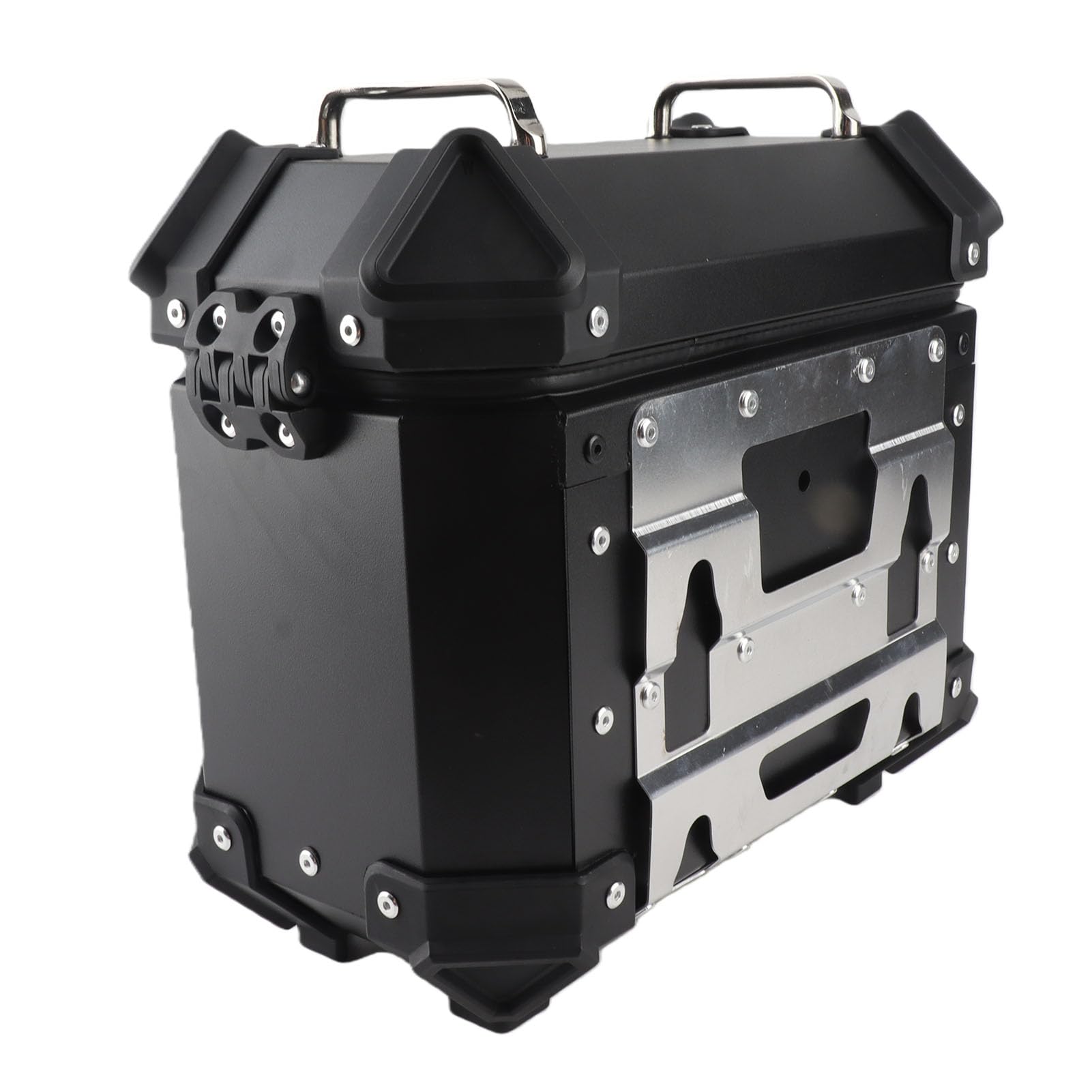 18L Boczne Kufry Motocyklowe Aluminiowe Twarde Boki (BLACK)