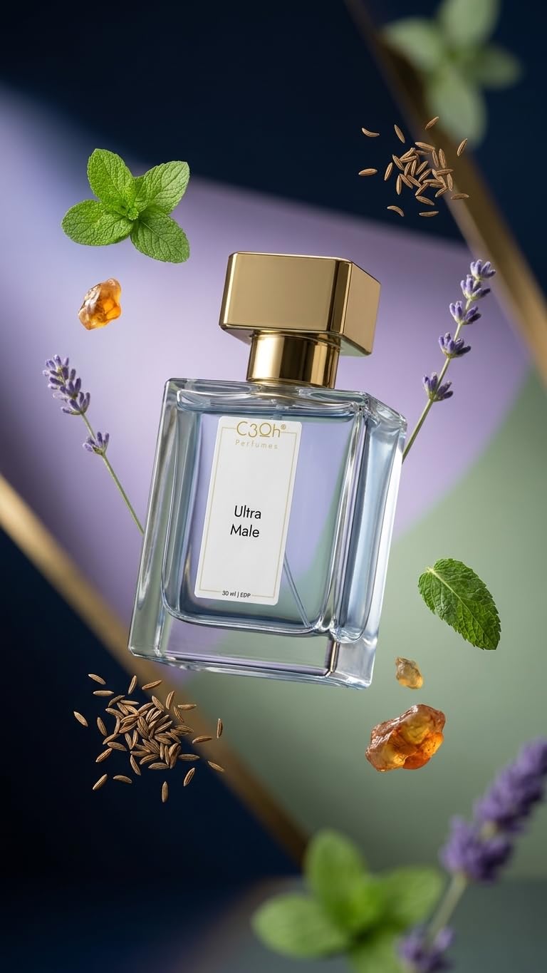 C3oh Ultra Male Men's Perfume Ambery Aromatic Fragrance Eau de Perfume | 50 ml-picture-28