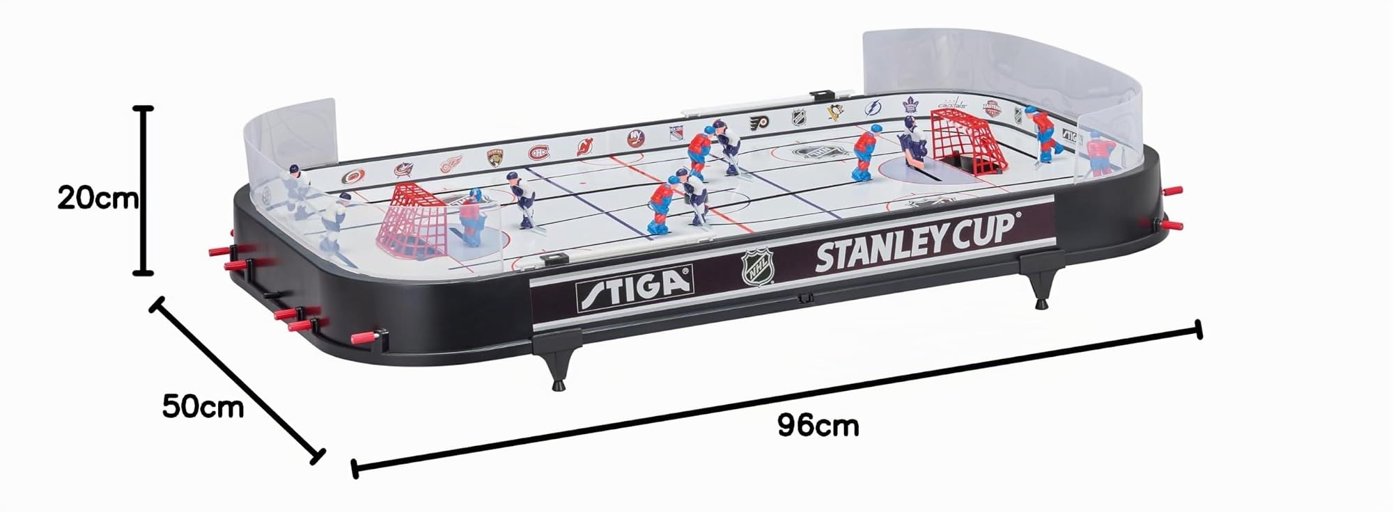 STIGA Eishockey Tischspiel Stanley Cup Hockey Spiel 3T Klassisches Eishockeyspiel - mit 3 NHL Teams