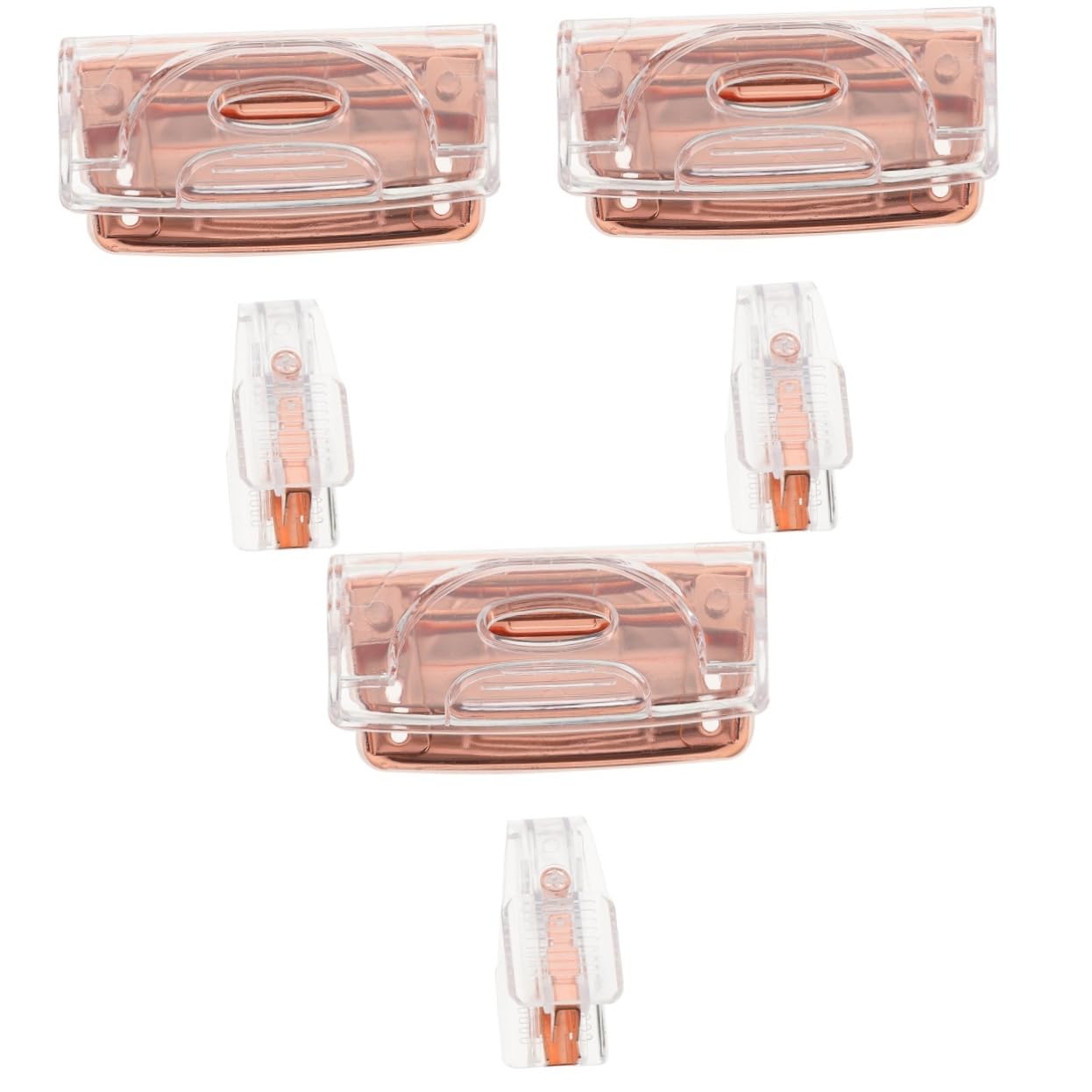 HOMSFOU 3 Set Hole Punch Nail Picker Buchi Estrattore Buco Rimovibile Fare Leva Pesante Cartoleria Ufficio Cucitrice Pugni Dispositivo Di Rimozione Punker Lega Di Alluminio