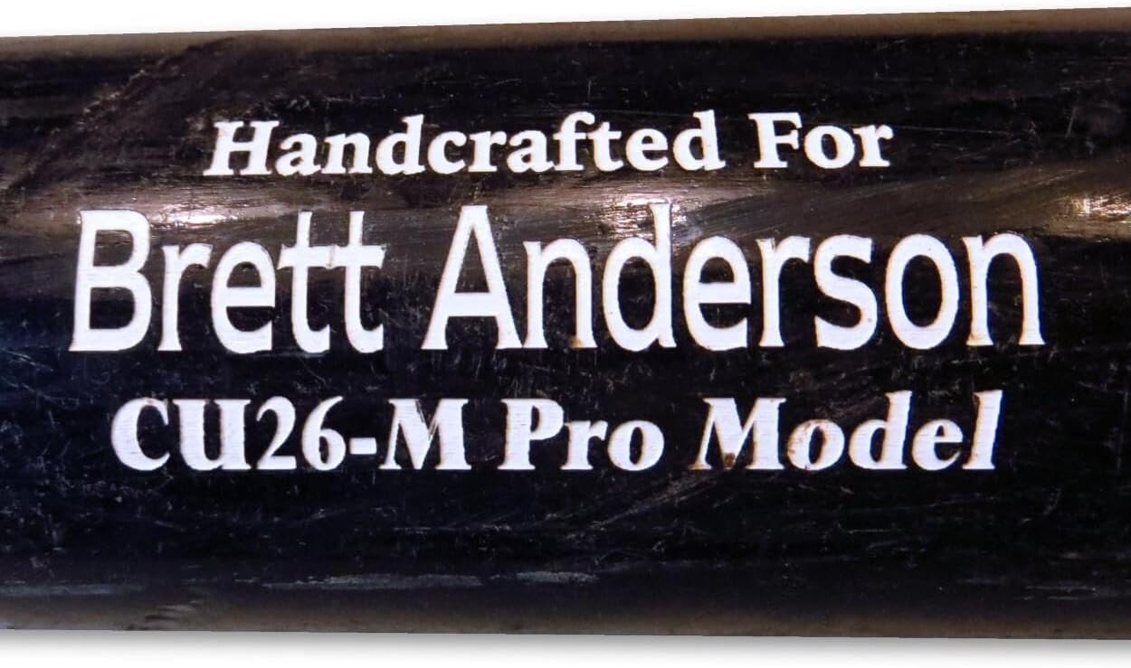 Brett Anderson Player Used Marucci Custom Cut Bat Los Angeles Dodgers JB085658 - MLB Bats