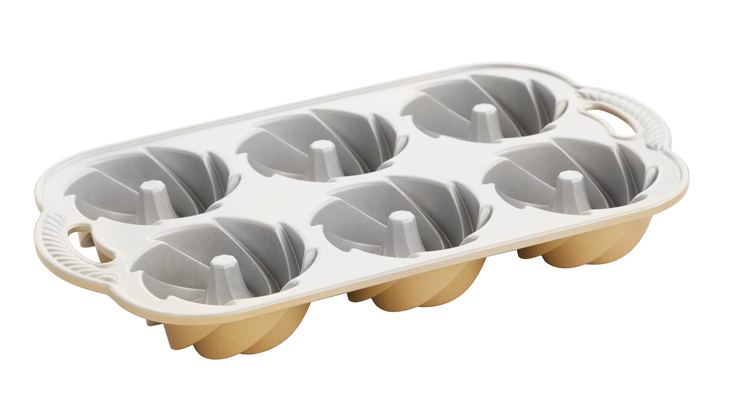 Nordic Ware Moule 6 mini Bundt® Heritage Gold