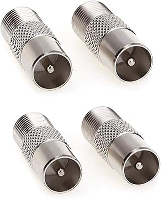 HKSMAN Adattatore coassiale femmina maschio per antenna satellitare tipo pezzi HKSMAN Adattatore coassiale femmina maschio per antenna satellitare tipo pezzi