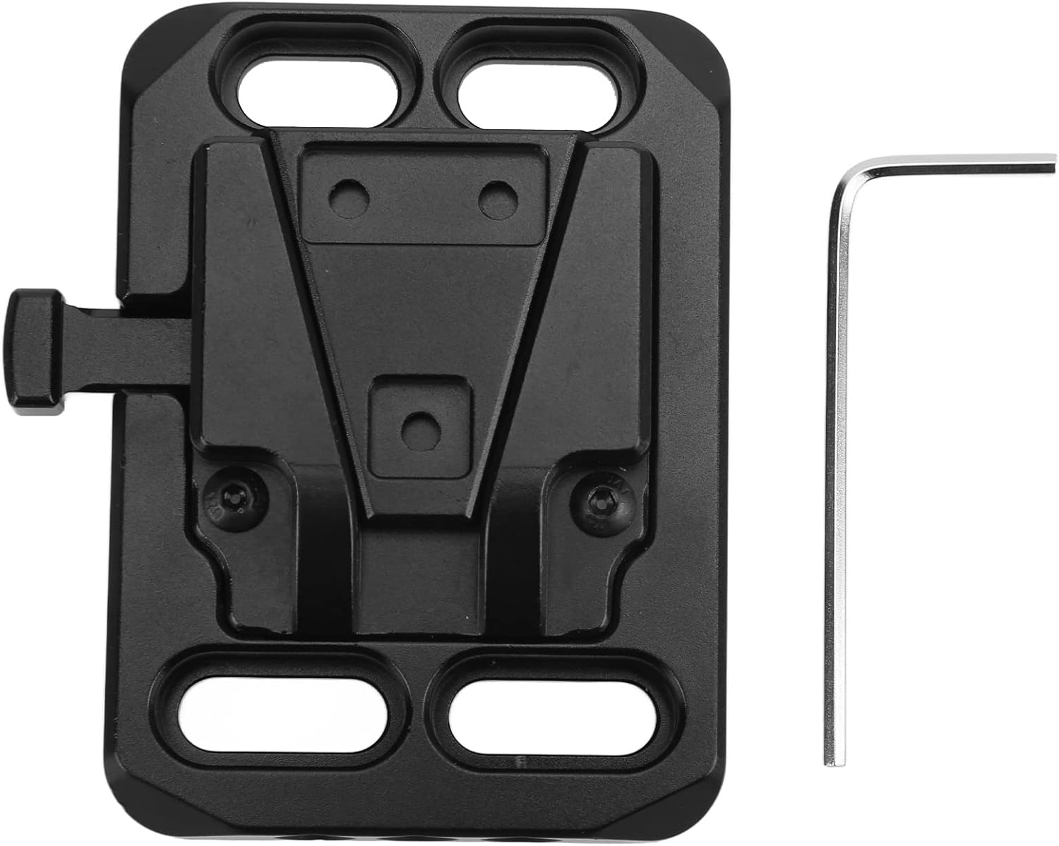 PUSOKEI Mini V Lock Mount Battery Plate, V Lock Battery