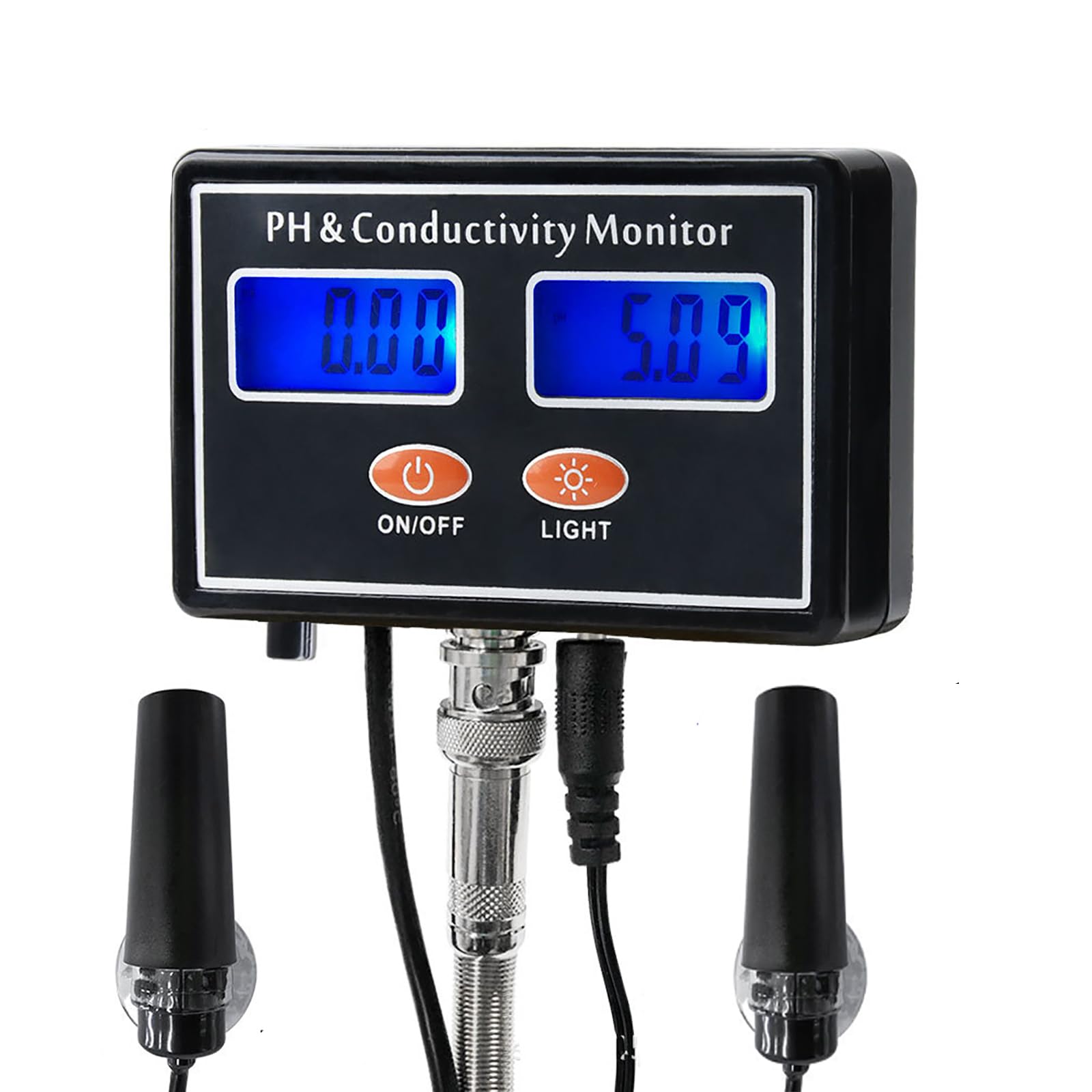 Monitor zasolenia, miernik PH-2 w 1 i tester zasolenia, ekran ustawień, z podświetleniem, do akwarium, basenu, spa, wody morskiej, wody ogrodniczej