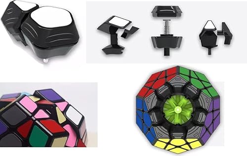 Miniatura 6 de Megaminx Speed Cube 3x3 SHUYUE 3 por 3 Megaminx Magic Speed Cube 3x3 Dodecaedro Cube Puzzle de color vivo Magic Cube Fast y Rugged Cube Puzzle