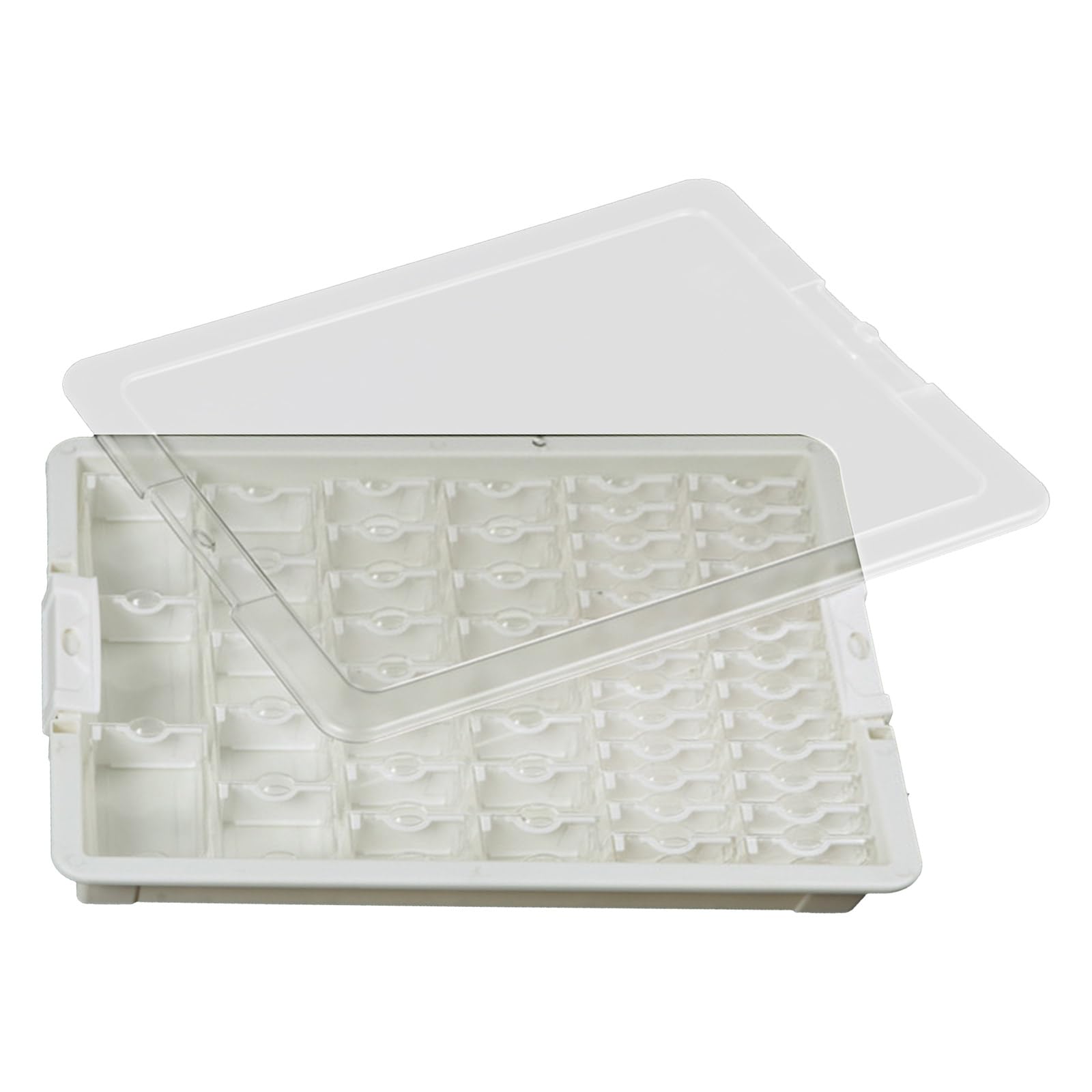Linvimia Multipurpose Bead Organization Craft Beads Storage Container with Compartments Jewelry Accessories Organizers Dustproof Bead Storage