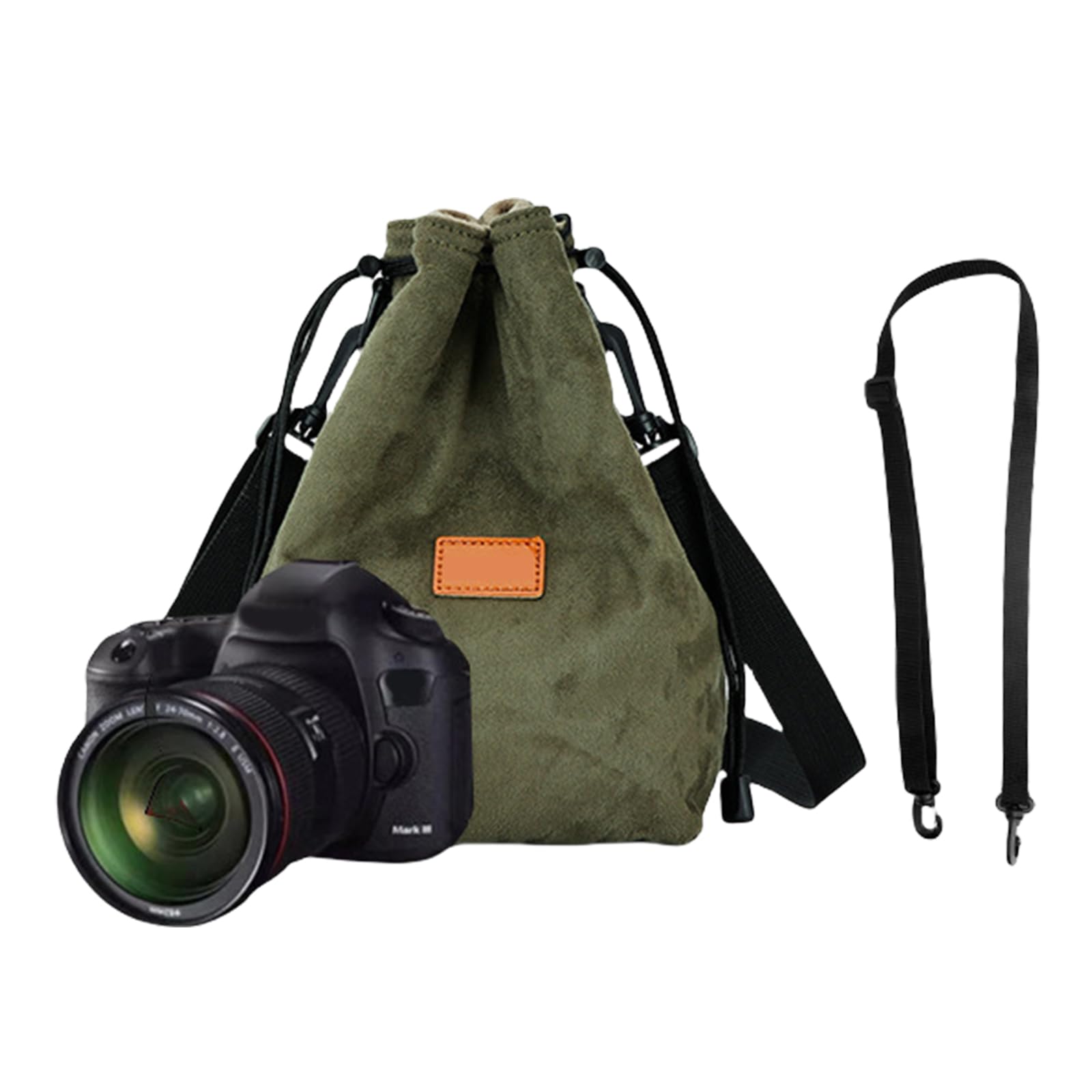 Jazuaiao Camera Lens Bag Camera Lens Pouches for Drawstring Case Pouches Bag Protective Case Accessories