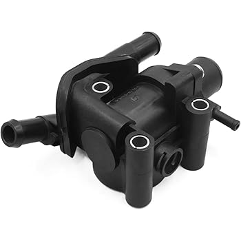 Amazon Com Uxcell New Black Thermostat Housing Assembly Ys4z 8592 Bd For Ford Focus 2000 2004 Automotive