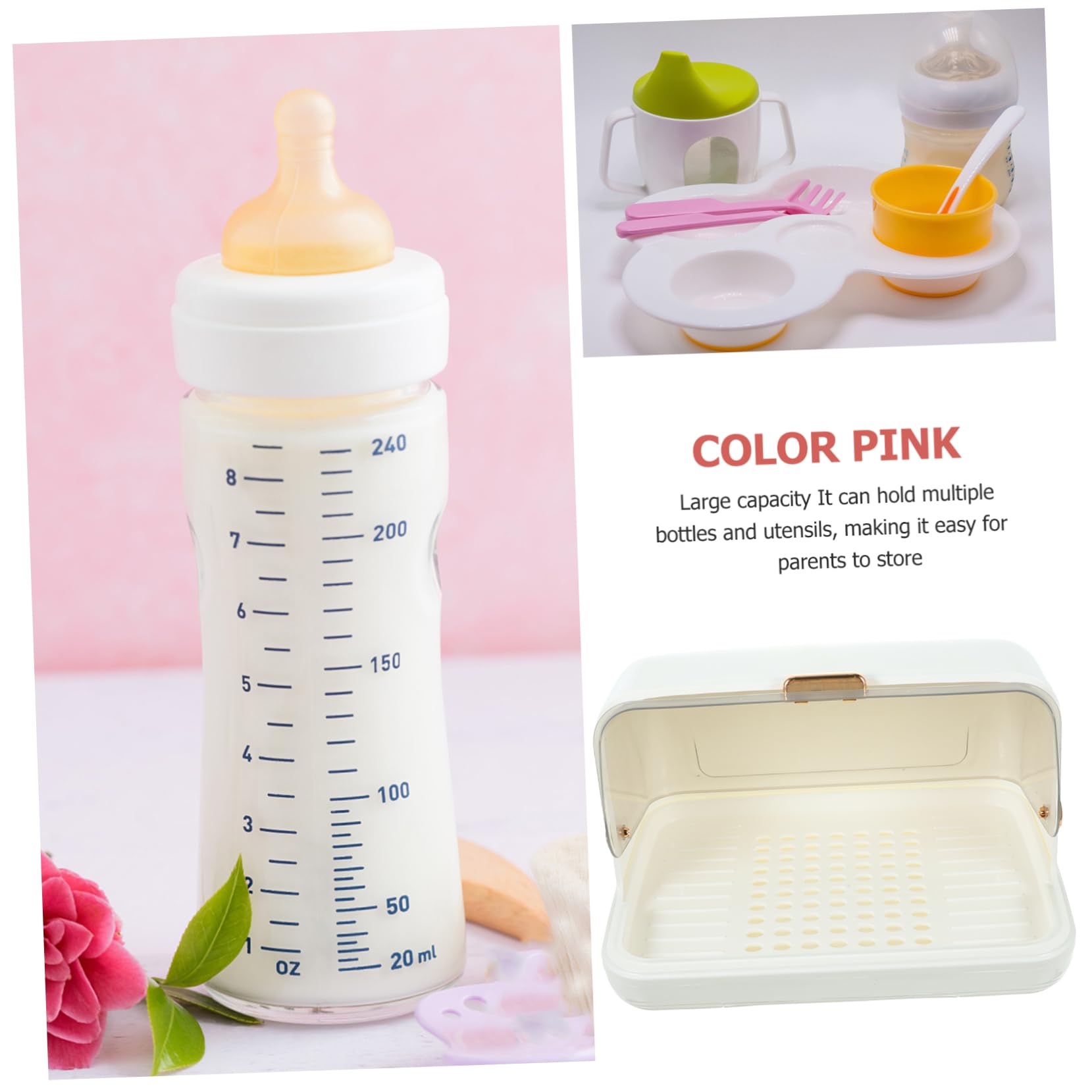 Kisangel Organisateur Plateau De Séchage Multi Usage Étendoir De Cuisine Rangement pour Couverts Et Vaisselle
