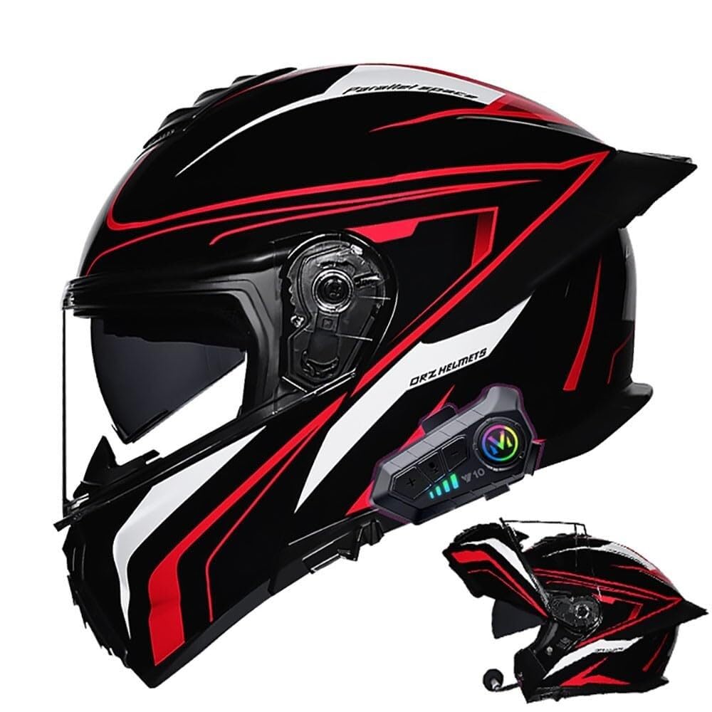 Casque moto Bluetooth pour communiquer clairement sur la route sans bruit extérieur