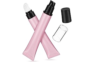 Didiseaon 2Pcs Empty Soft Squeeze Tubes for Lip Gloss