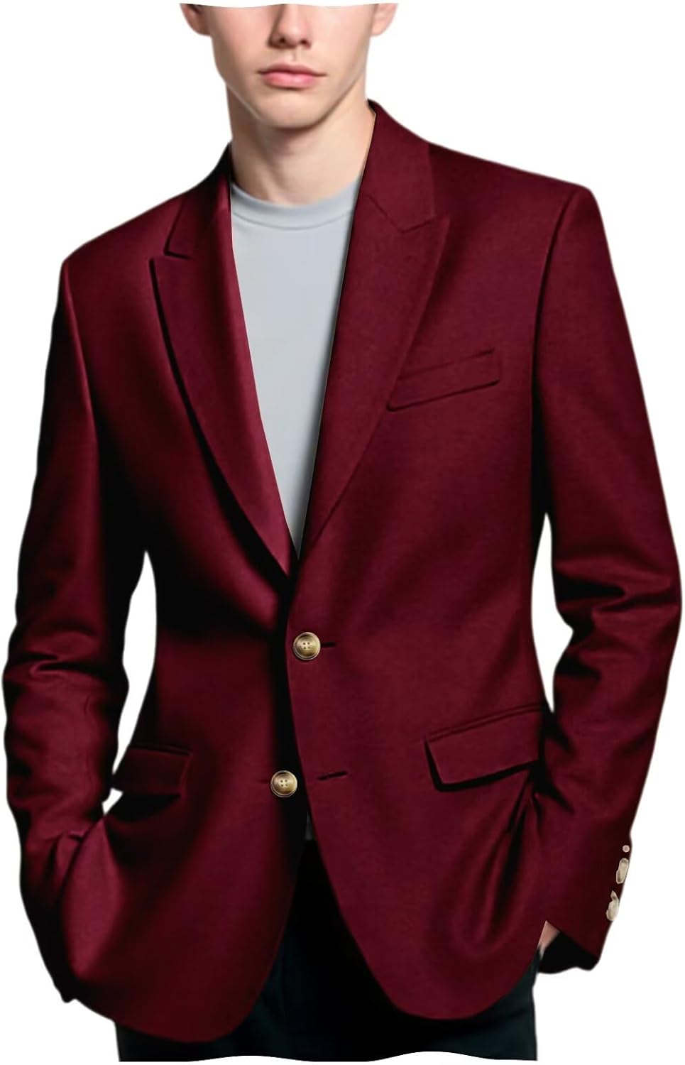 ORBITRAY Mens Blazer Sport Jacket Slim Fit Jackets Formal Business Evening Party Suit Jacket Prom Dinner Party OB02