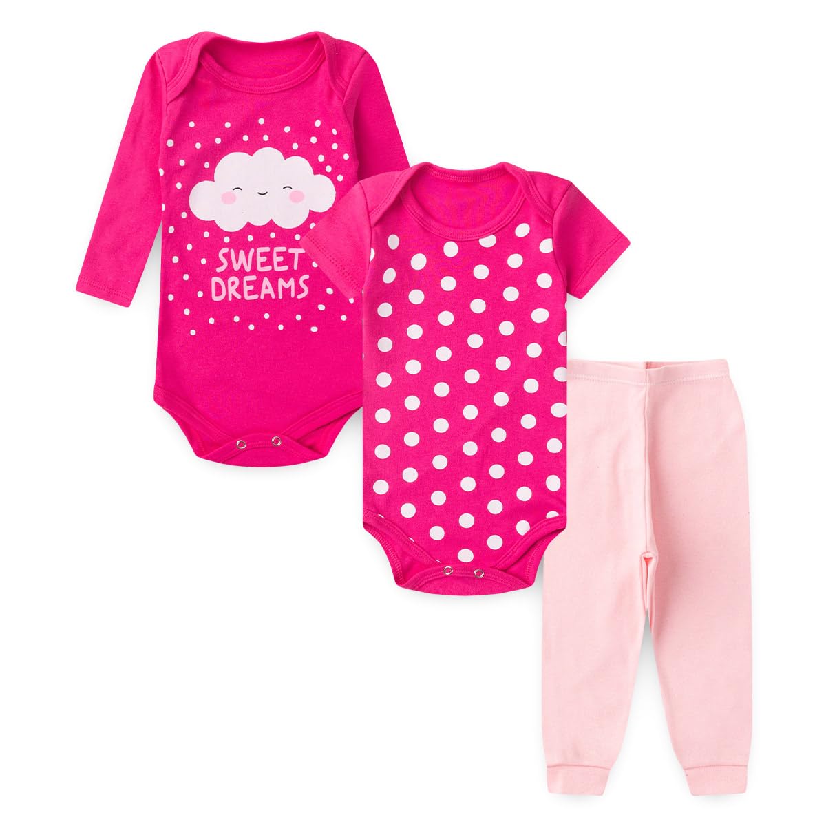 Kit 09 Peças Body Bebê Suedine 100% Algodão em promoção! Veja a oferta e mais achadinhos de Bebês 3 Hoje é o melhor dia para comprar Kit 09 Peças Body Bebê Suedine 100% Algodão com aquele preço maroto! Promoção! Aproveite a oferta! 3