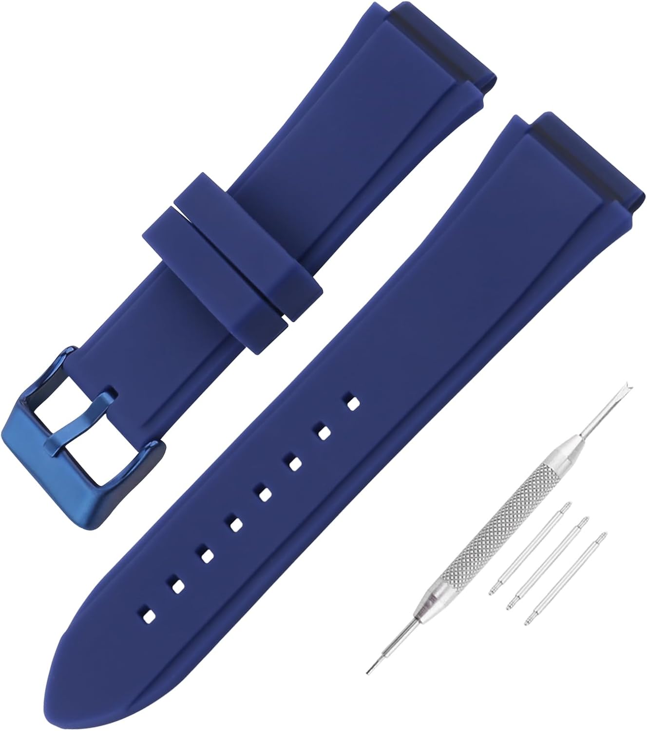 Rubber Watch Band Compatible for Guess W0040G7 W0247G3 W0040G3 45mm Silicone Strap Replacement for men and women wirst watchband