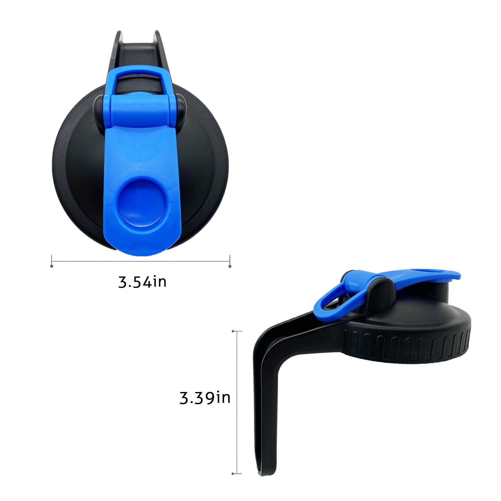 Mason Jar Pour Spout Lid, Wide Mouth Silicone Mason Jar with Handle Airtight & Leak-proof Seal Easy Pouring Spout | Turns your Mason Jar into Pitcher