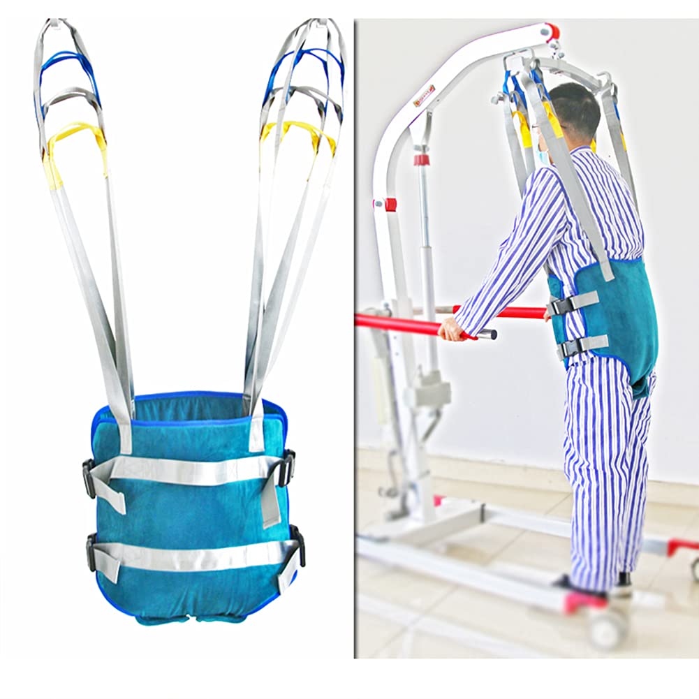 Cinturón de marcha médico, cabestrillo de pierna dividida, para ancianos y discapacitados, arnés de elevación de cuerpo completo para pacientes, ayuda para caminar y estar de pie, portador para