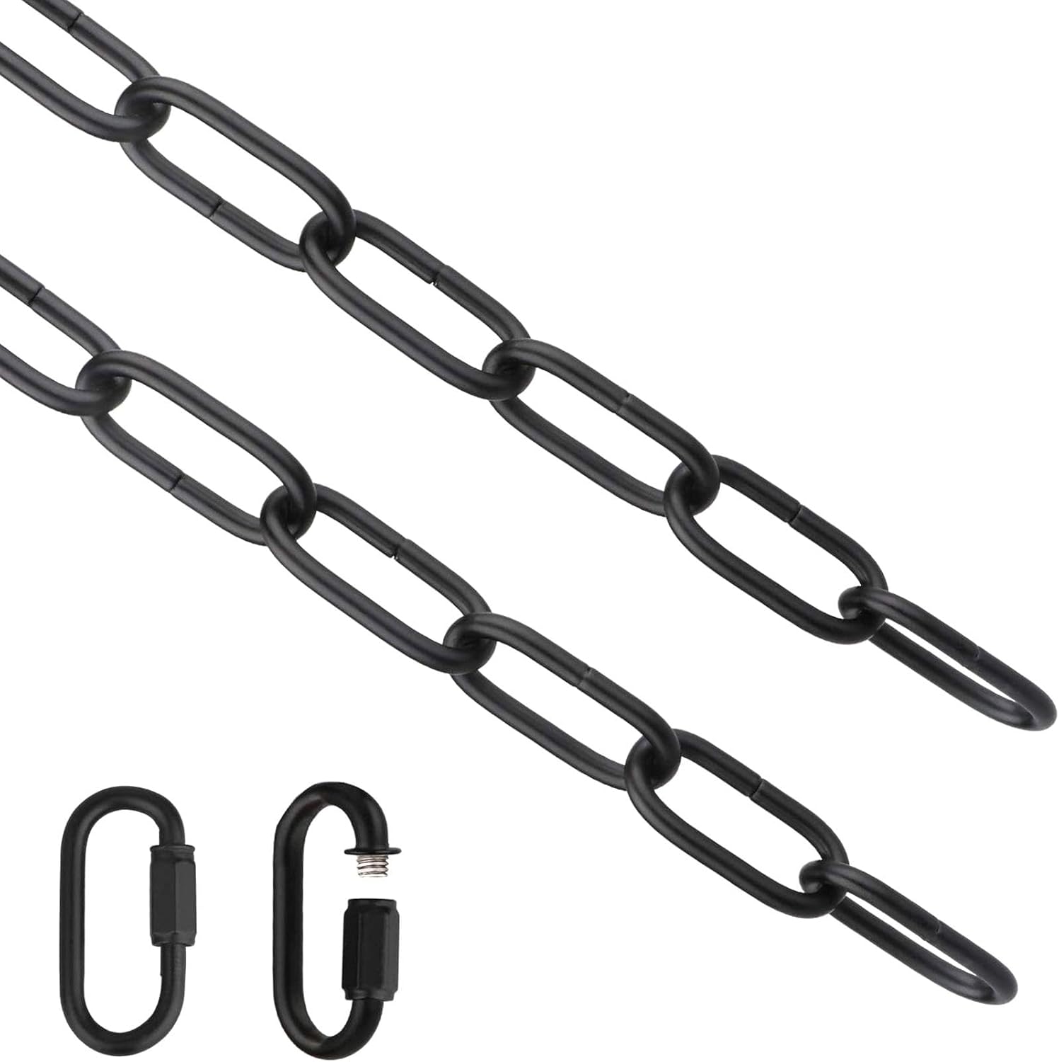 LOOM TREE® Light Fixture Chain Lighting Chain Replacements for Ceiling Decorative Lights Black | Lamps, Lighting & Ceiling Fans | Chandeliers & Ceiling Fixtures