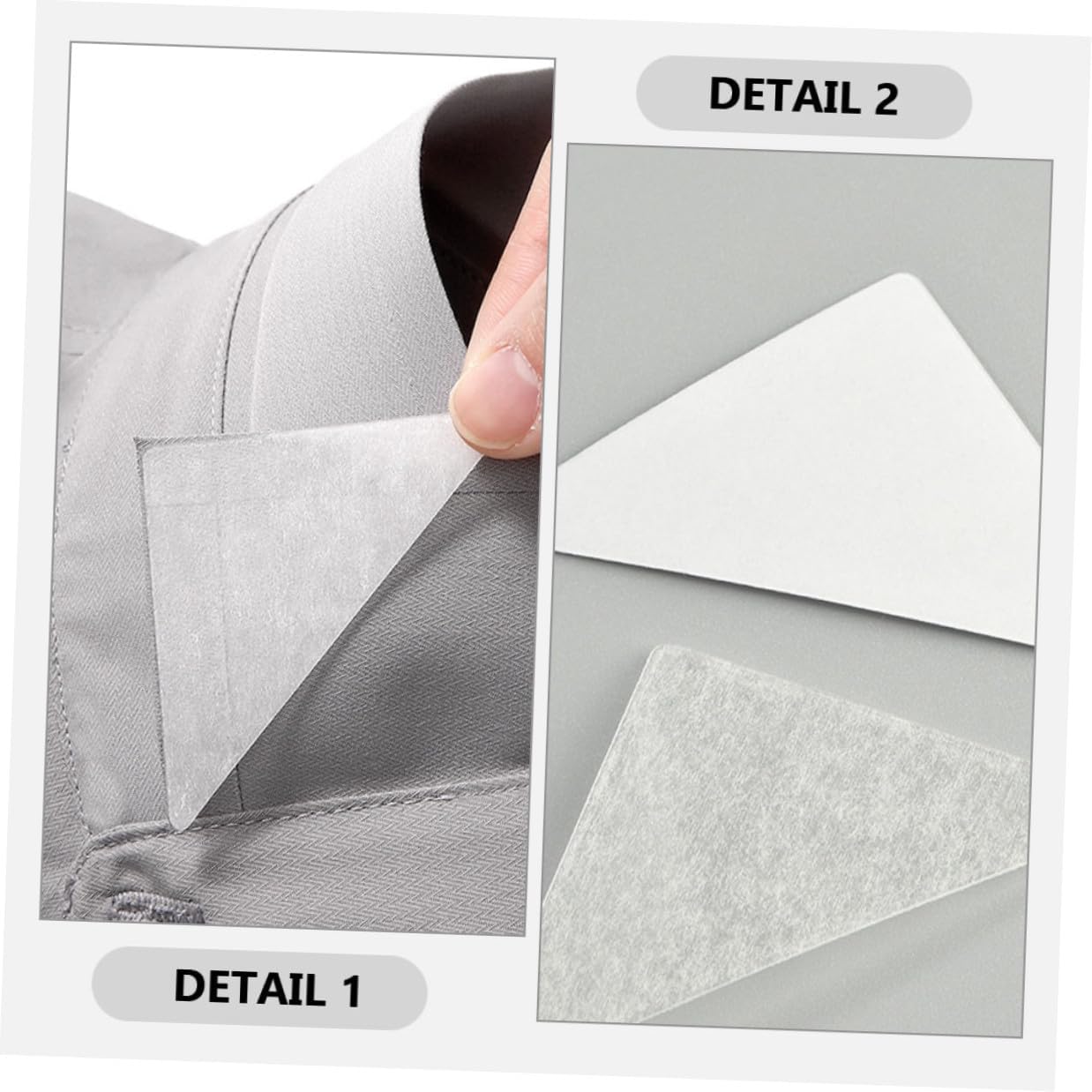 240Pcs PVC Collar Stays Sticker for Men’s Formal Shirts No Curl Anti-warping Shirt Collar Inserts 240pcs