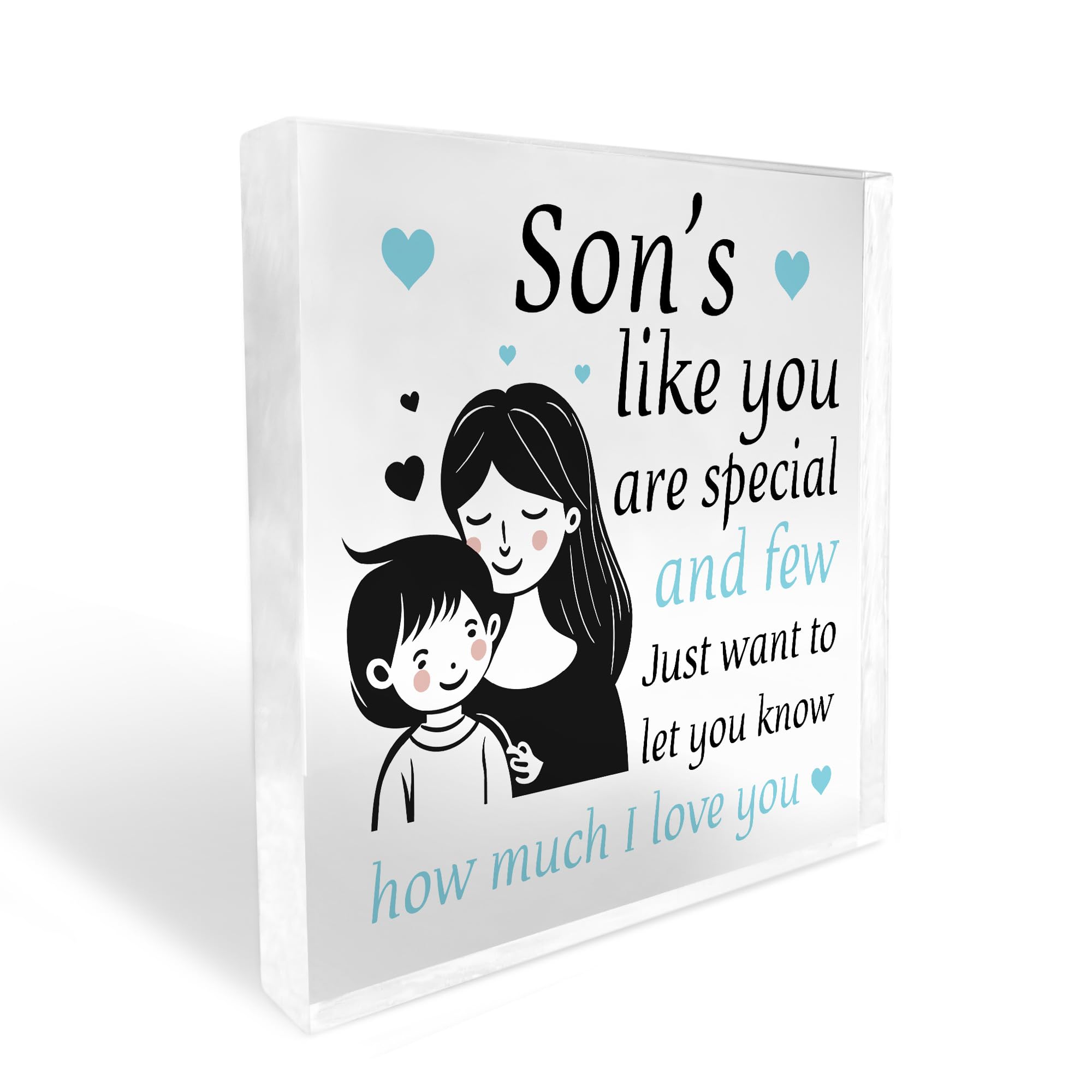 Red Ocean Gift For Son Acrylic Block Son Christmas Birthday Gift From Mum Dad 16th 18th 21st Birthday Gift For Son