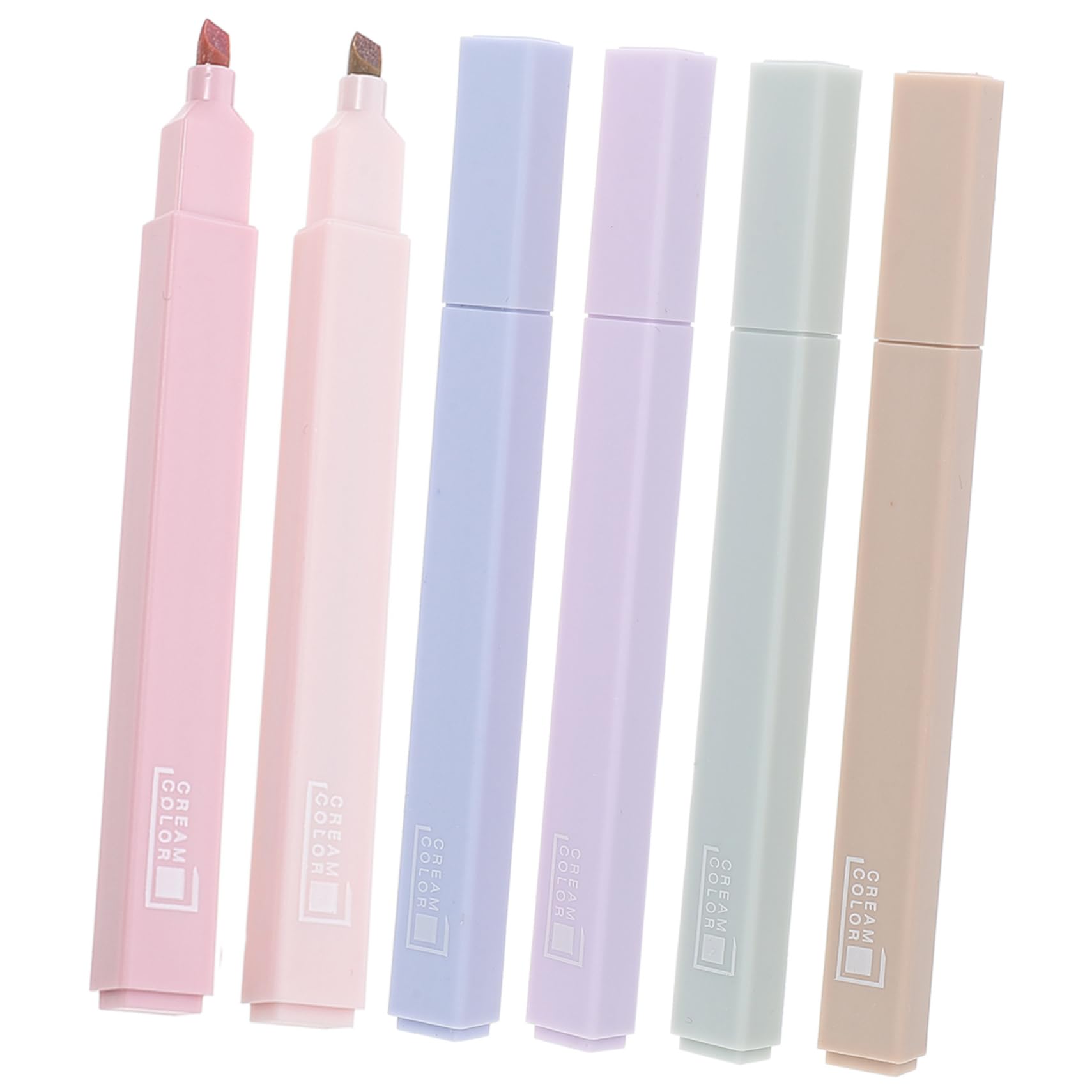 MAGICLULU 3 Set 12 Pennarelli Evidenziatori Colorati Set Di Pennarelli Per Prendere Appunti Evidenziatori Per Studenti Per Prendere Appunti 6 Pezzi*3