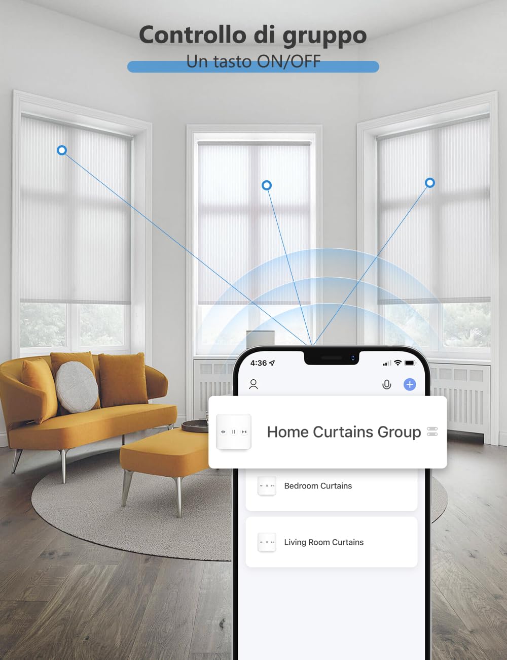 Modulo per tapparelle intelligente con funzione percentuale, attuatore di commutazione Etersky controllo tapparelle, interruttore WiFi per tapparelle, compatibile con Amazon Alexa e Google Home