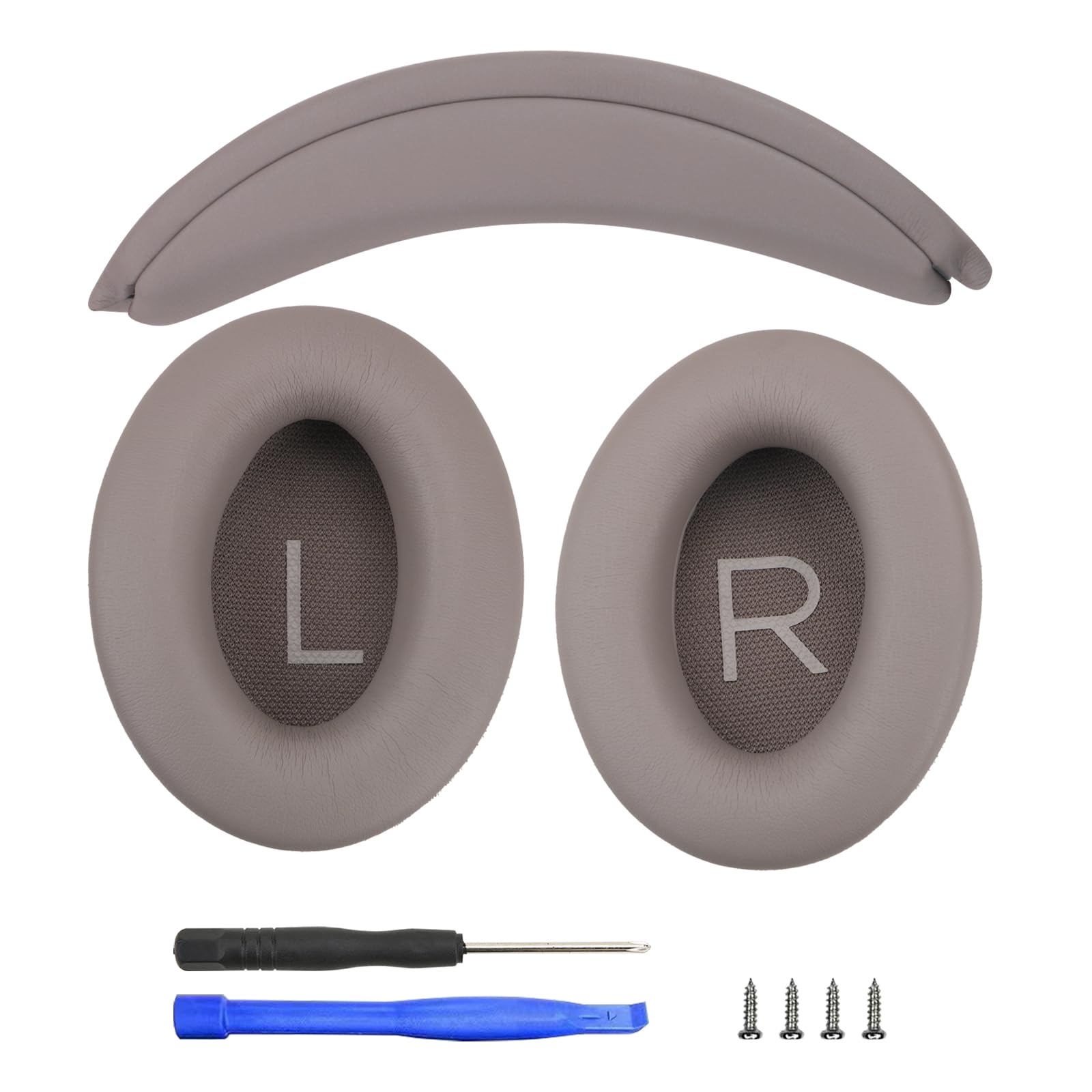 Earpads and Headband Pad Compatible with Bose QC45 QC35 Waterproof and Sweat-Resistant (Sandstone)