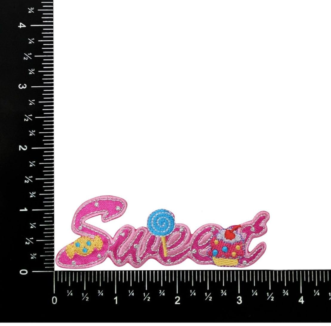 Amazon.com: Sweet Word with Candy Embroidered Iron on Patch