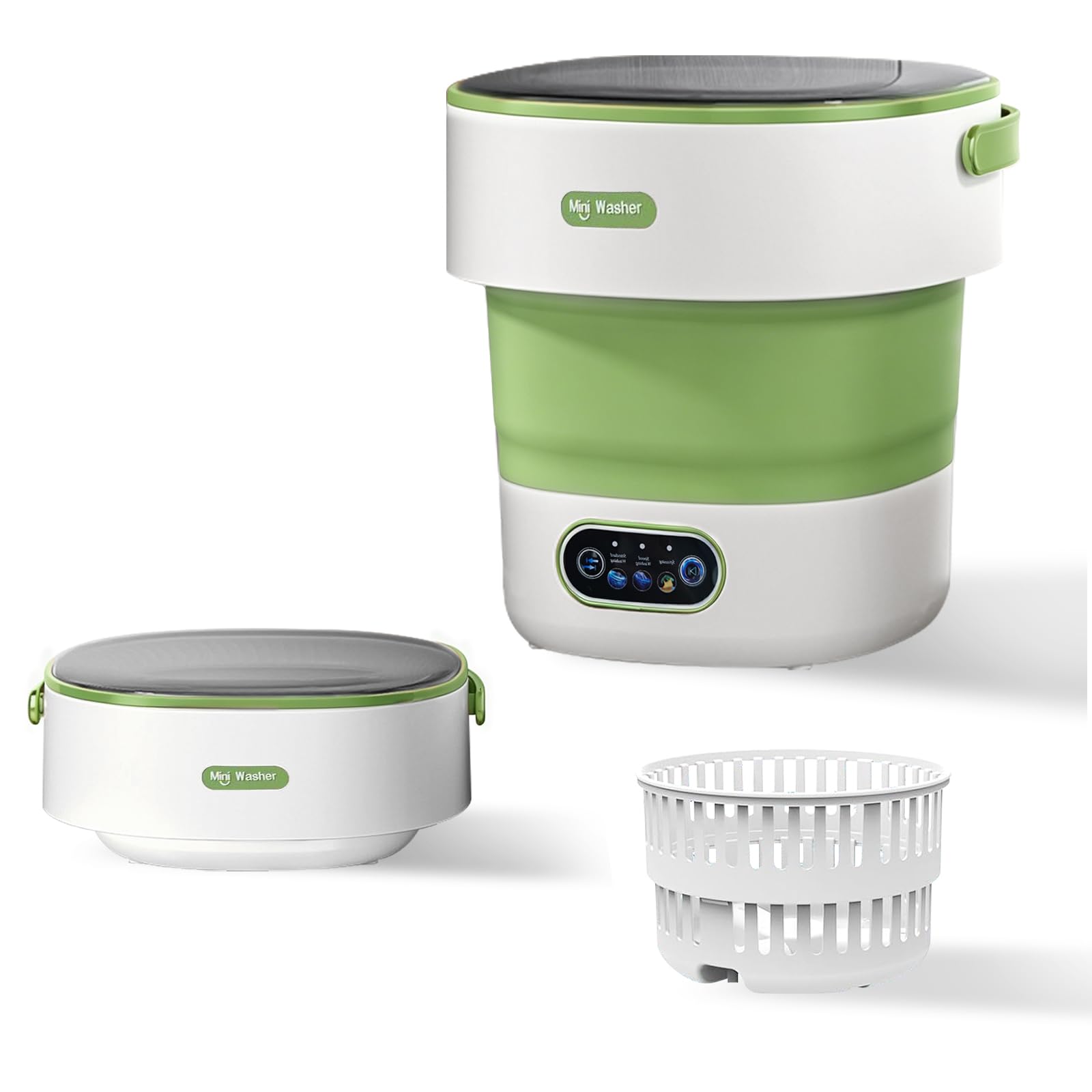 Photo 1 of Nailady Portable Foldable Washing Machine - 20L Green