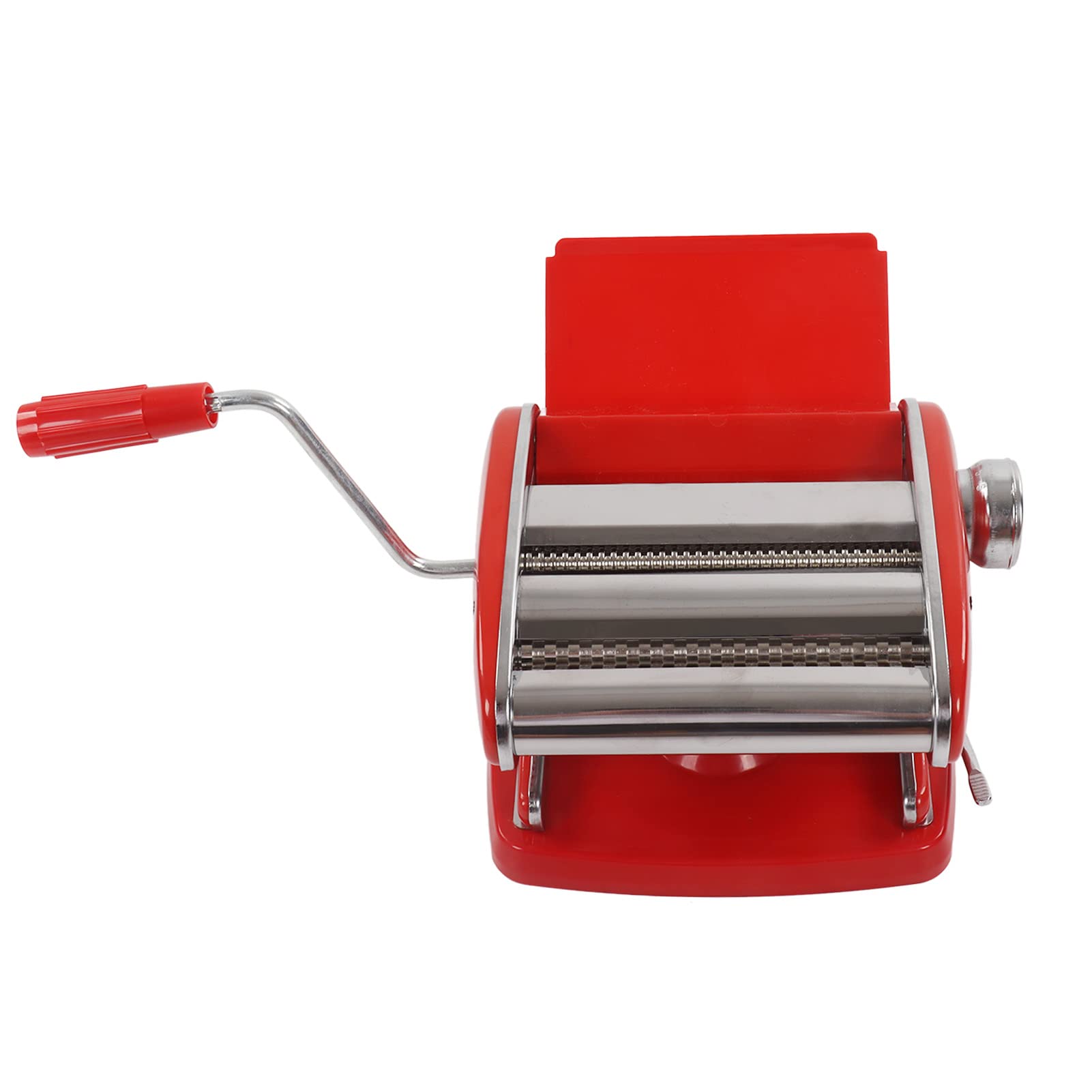 Ejoyous Nudelmaschine, Nudelmaschine aus Edelstahl, Manuelle Nudelpresse mit Saugfuß, Abgerundete Ecken, Einfache Reinigung, für Hausgemachte Pasta und Nudeln für Familien (Saugnapf 2 Messer)